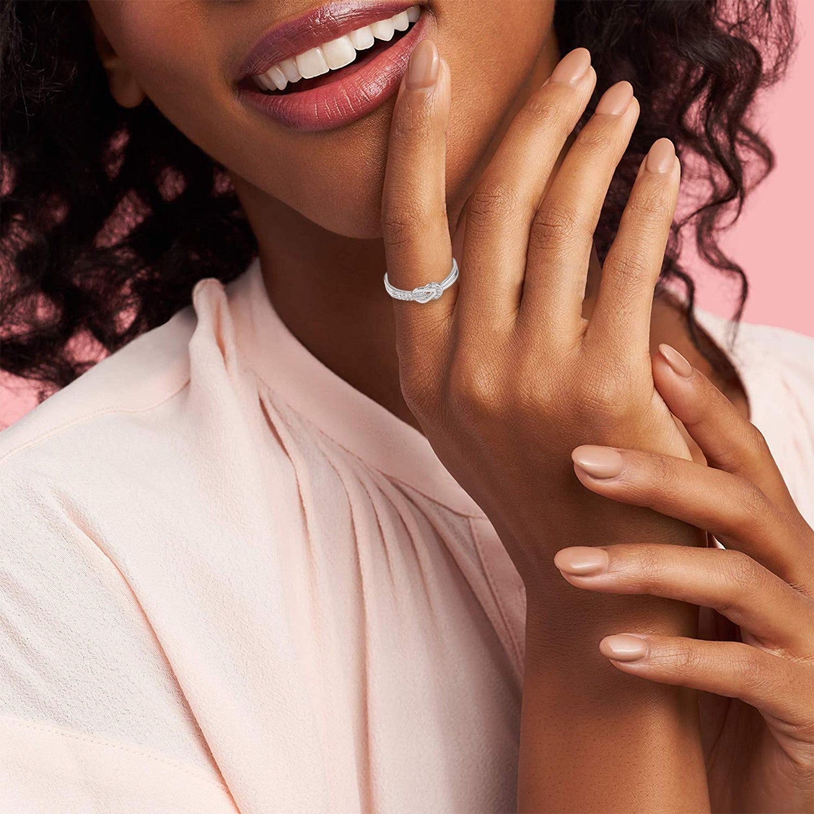 Arrival Fashion Simple Opening Ring Female Mother And Daughter Ring Mother's Day Gift Christmas Gift Wholesale