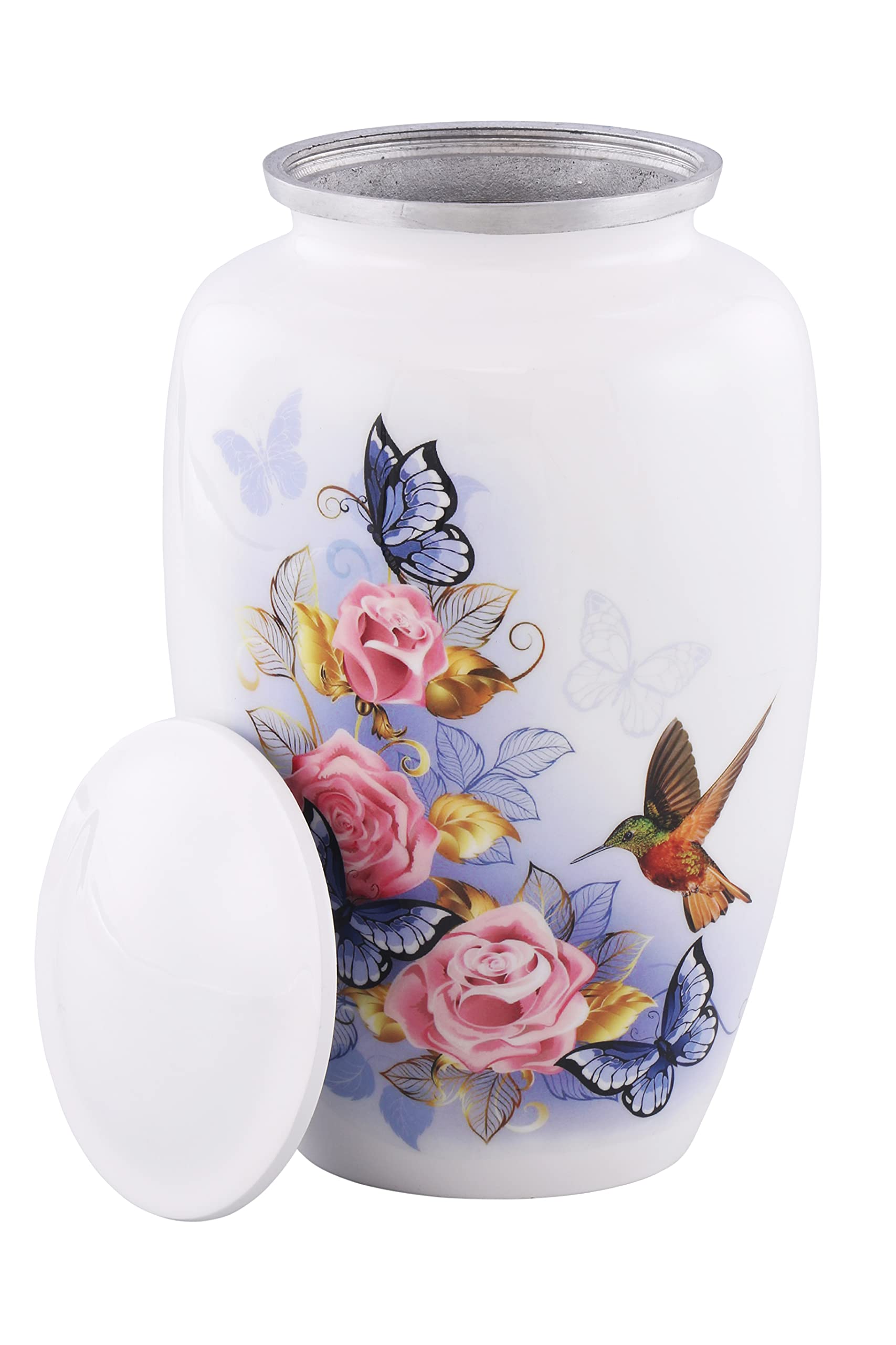 Urns of Dignity HUMMING BIRD CREMATION URNS,URN FOR HUMAN ASHES, ADULT URN FOR Funeral, Burial, Columbarium or Home, Cremation Urns for Human Ashes