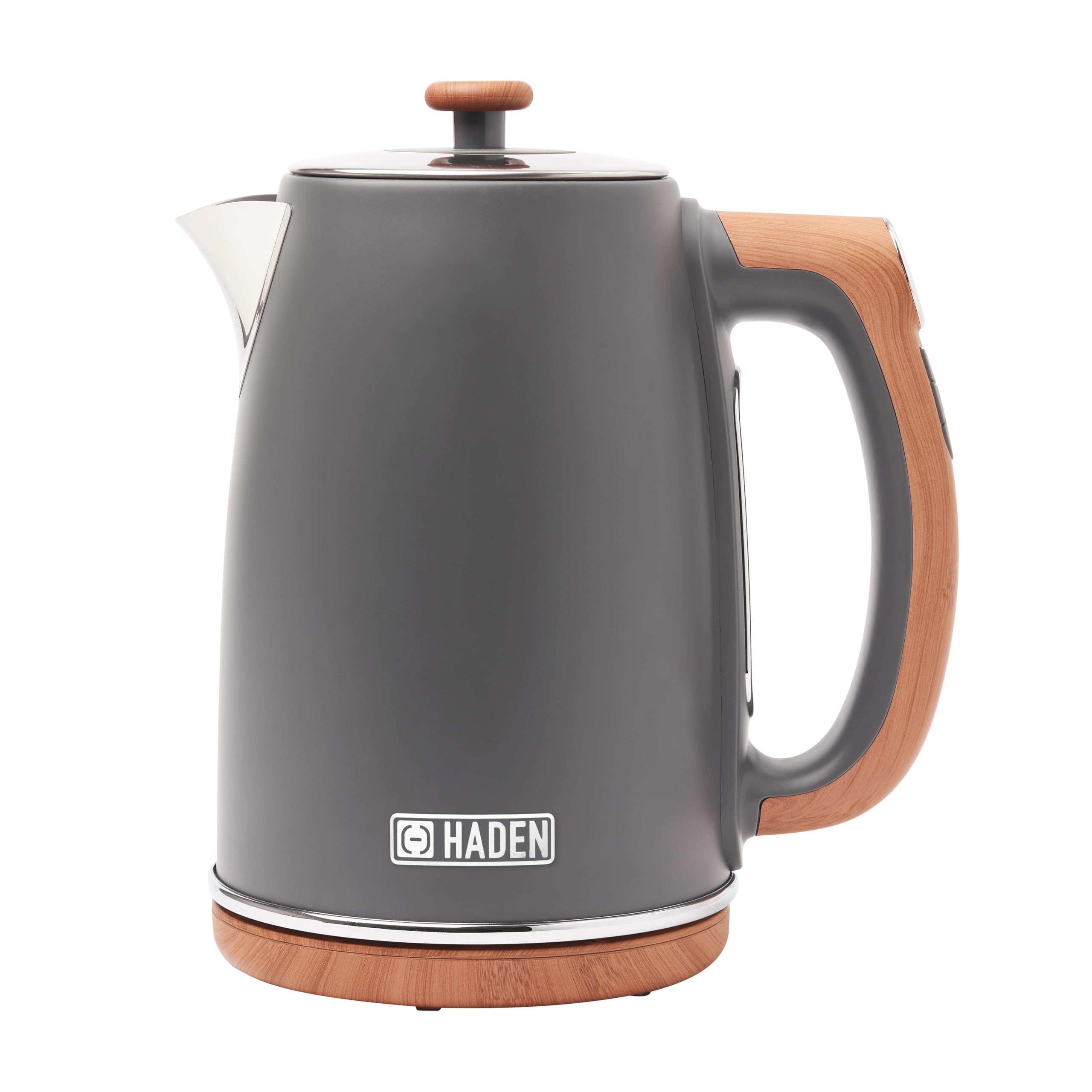 Haden Dorchester Temperature Control Kettle 1.7L Digital LCD Display - 3000W Fast Boil Cordless 360 Base BPA-Free and Easy to Clean