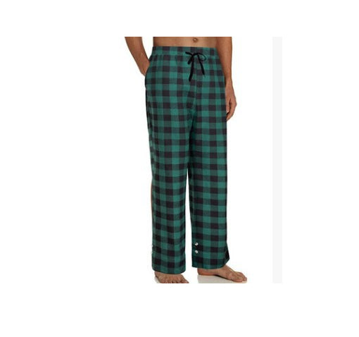 Women's Stretch Plaid Casual Pants With Pockets