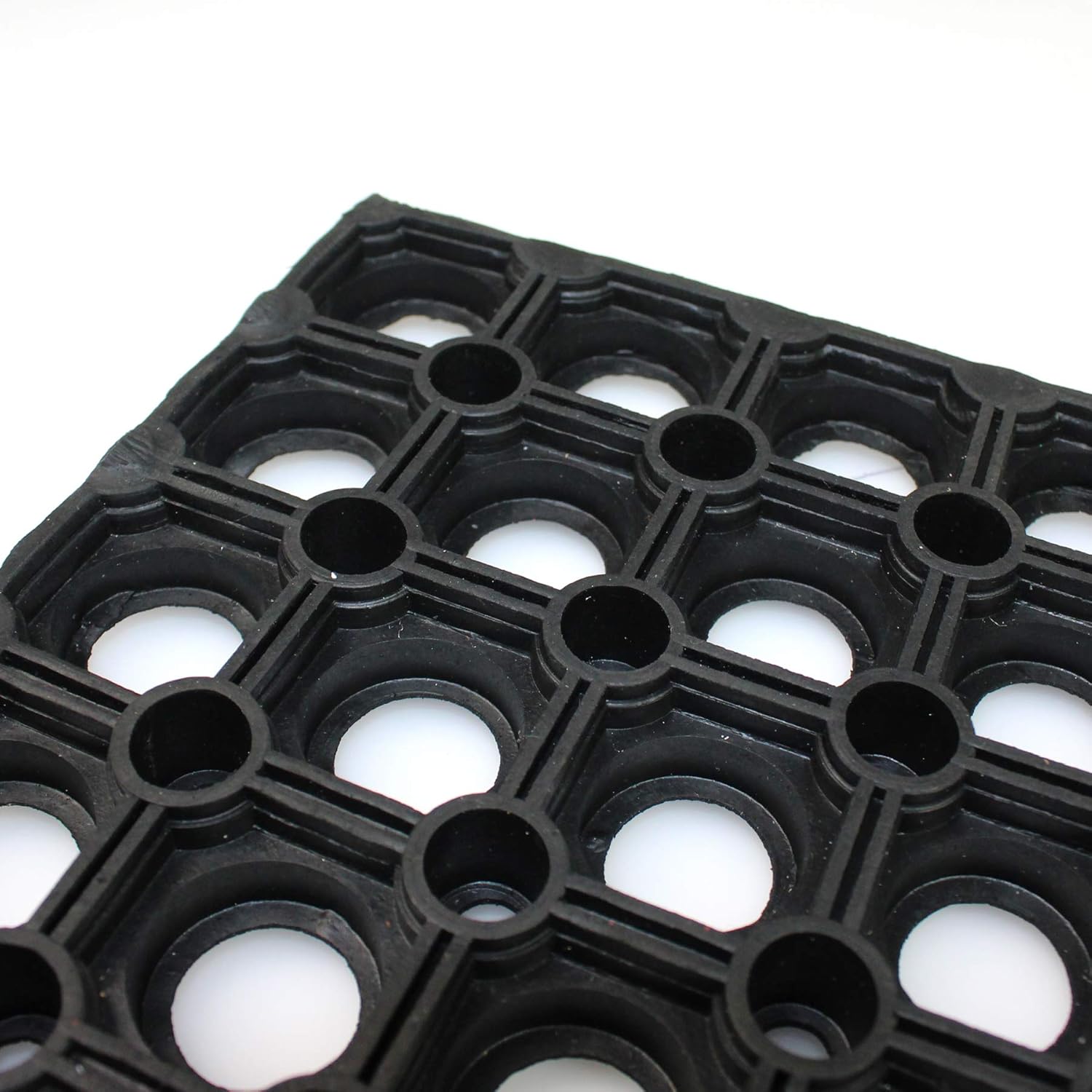 Ultralux Large Heavy Duty Rubber Floor Mat, Anti-Slip, 150x100cm, Drainage