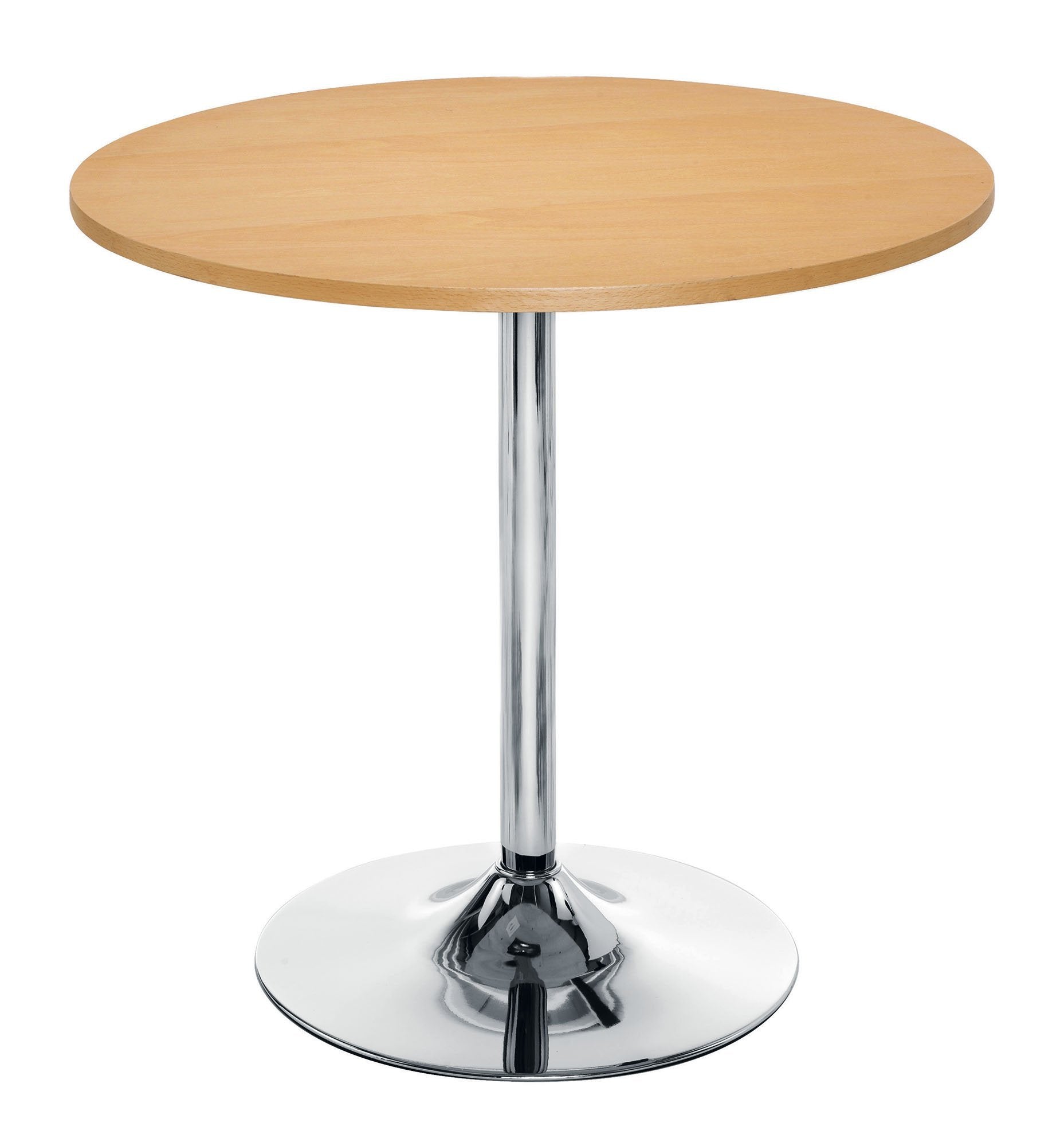 Office Hippo - 80cm Indoor Caf? Bistro Table. Round Dining Table For Kitchen, Dining Room, Home Or Office Space. Pedestal Table Home Furniture With