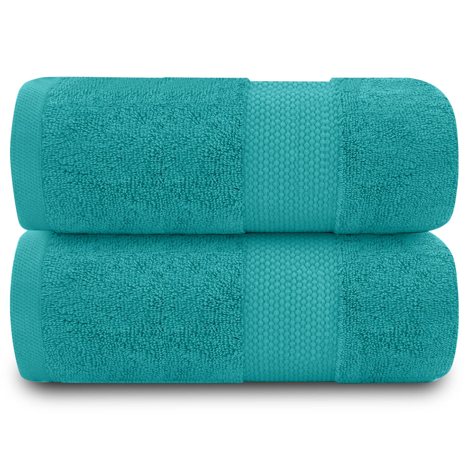 GC GAVENO CAVAILIA Soft Bath Towel Set | 2 Pieces Egyptian Cotton Bathroom Towel | 700 GSM Hotel Collection Towels | Water Absorbent Towels Sets,