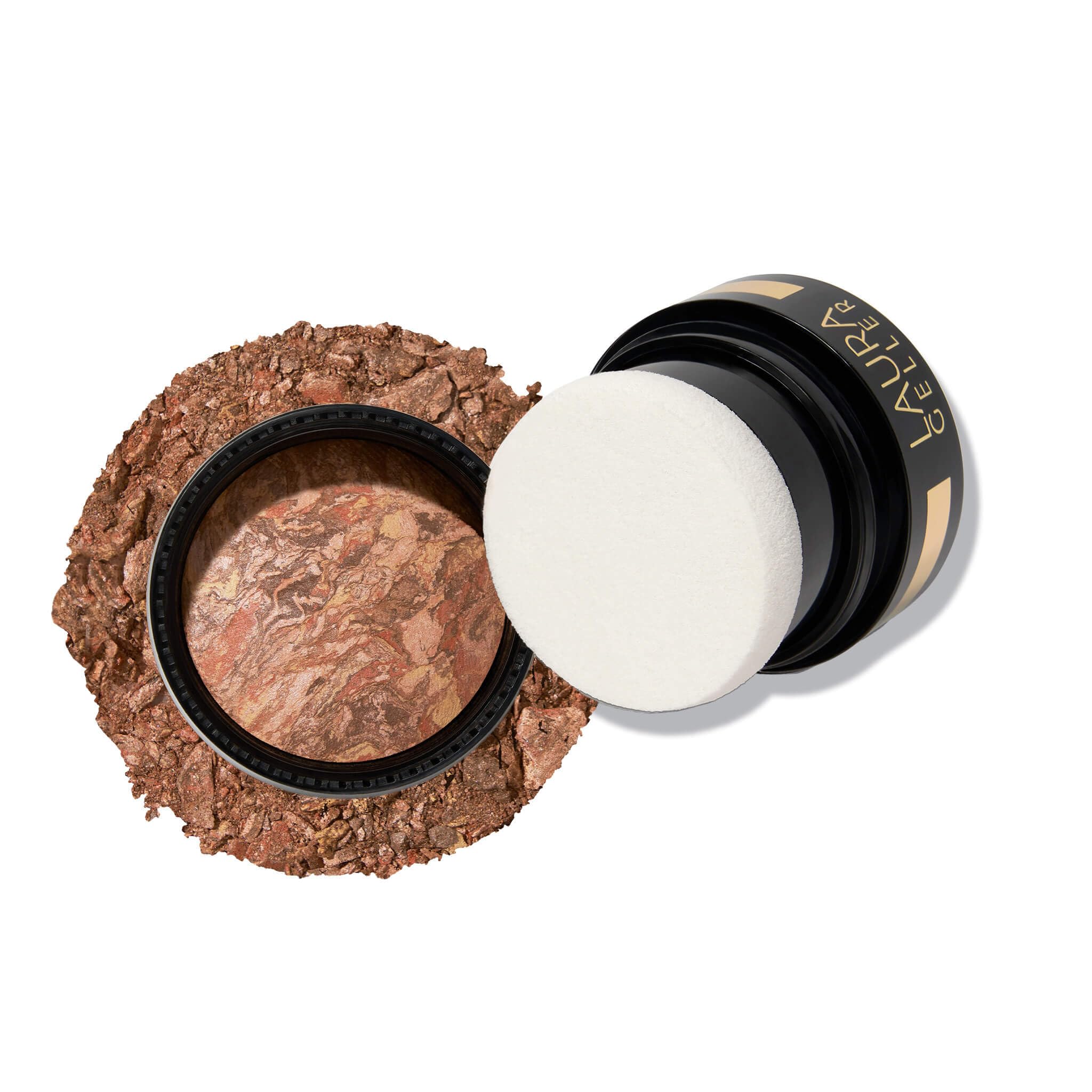 LAURA GELLER NEW YORK Baked Balance-N-Glow Illuminating Foundation - Buildable Sheer to Light Coverage - Travel Size (07 Deep To Go)