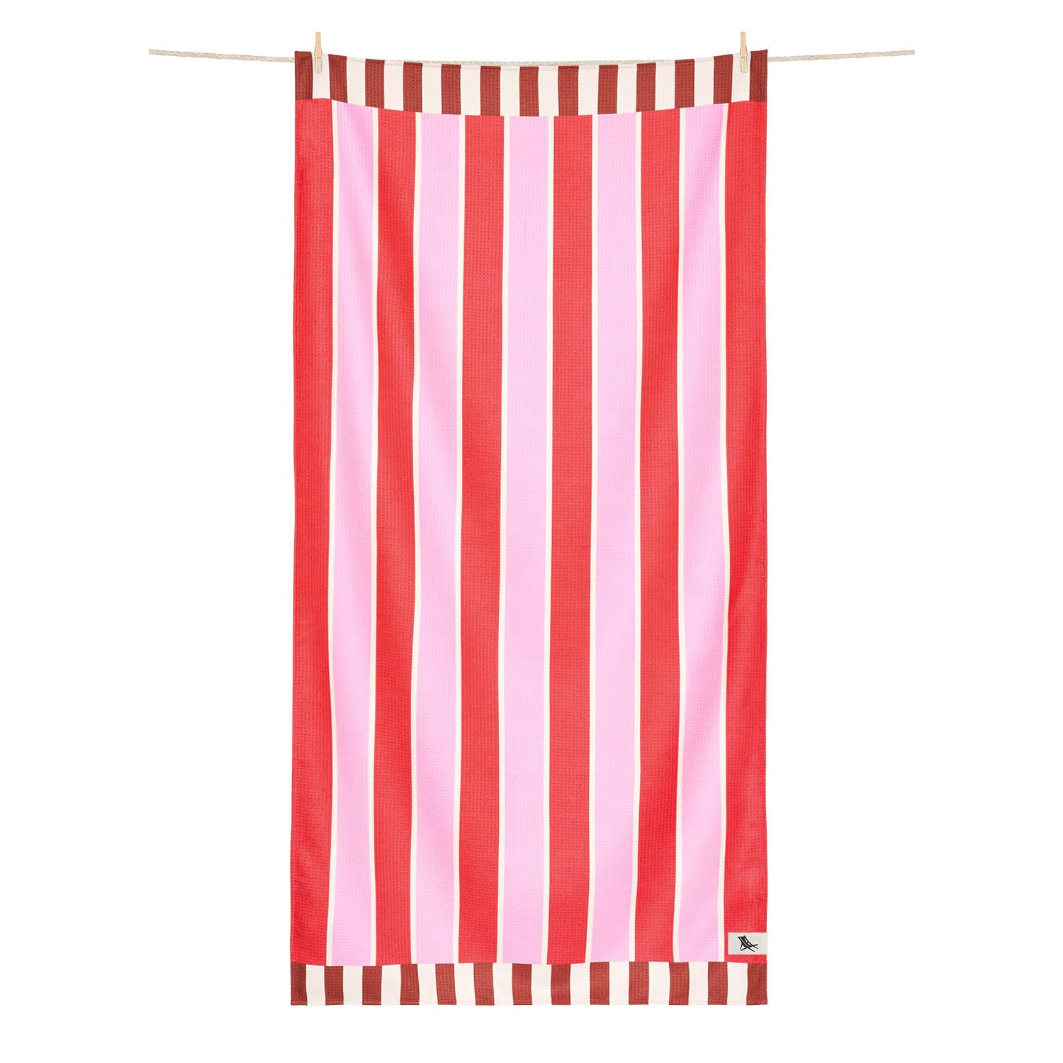 Dock & Bay Bath Towel - For Home - Quick Dry, Super Absorbent - Includes Bag - Cherry Bomb, Small (85x40cm, 33x16)