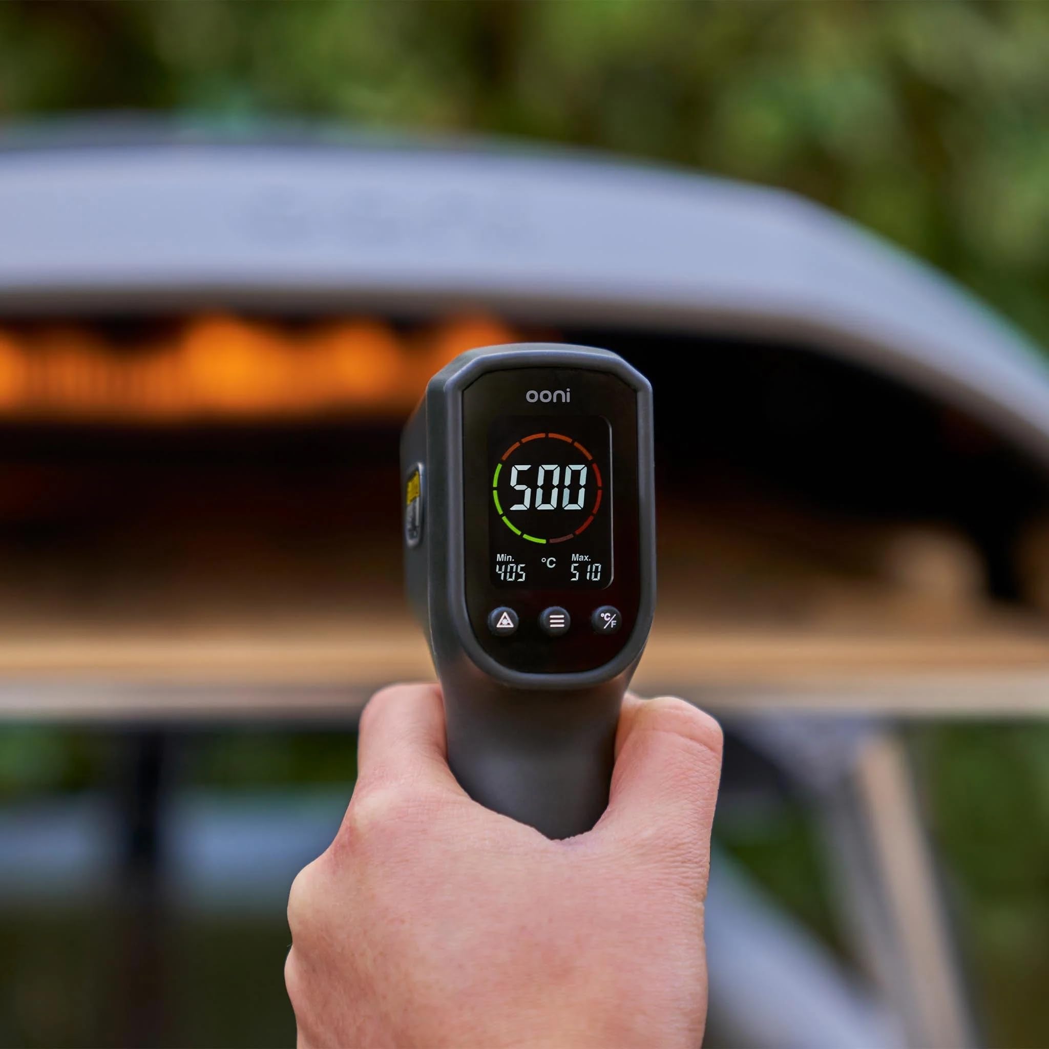 Ooni Digital Infrared Thermometer - Instant Read Digital IR Thermometer with LCD Display, Ideal for Indoor and Outdoor Cooking, BBQ and Pizza Oven