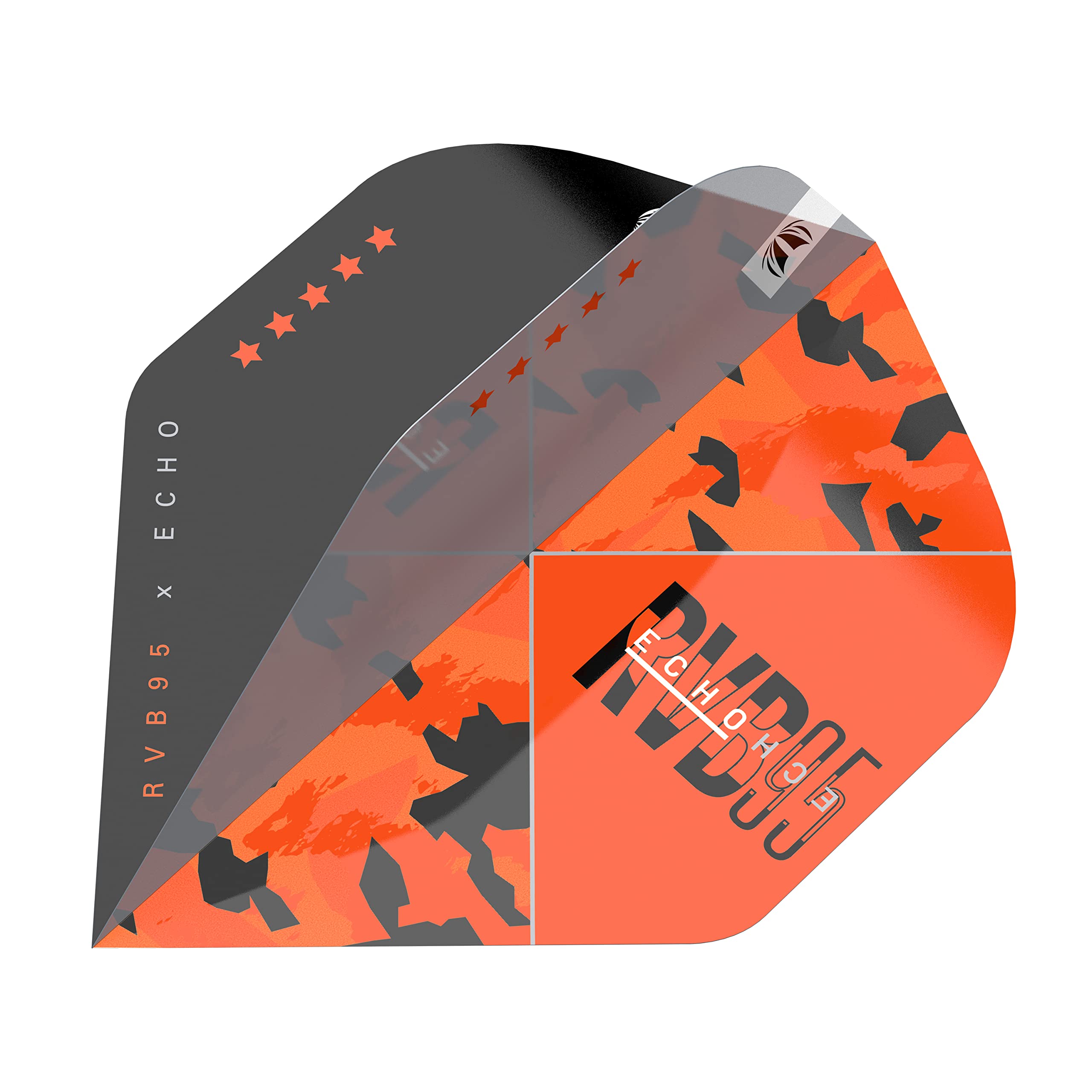 Target Darts Unisex Rvb 95 X Echo 95% Tungsten Swiss Point Set Steel Tip Darts, Black and Grey, 21G UK