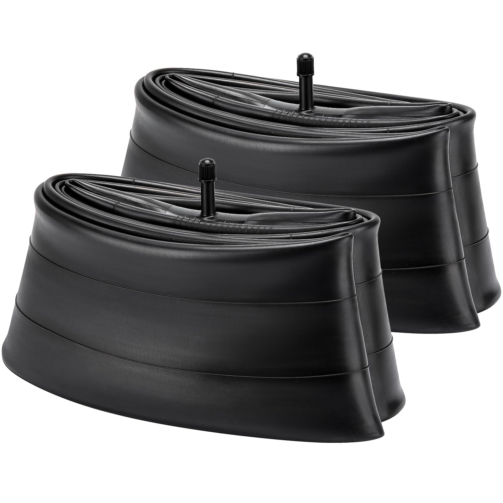 2-PCS 26" Heavy Duty Self Sealing Bike Tubes 26x4.0/4.5 102/114-559 AV32mm Schrader Valve, Super Automatic Repair Puncture Resistant Tubes Compatible