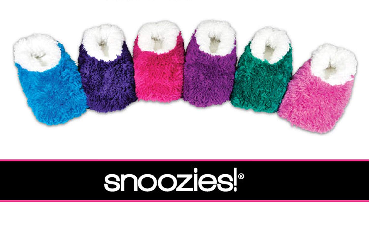 OMG! Snoozies Slippers, Cosy, Comfy, Sherpa Fleece ~ Small Ladies Size UK 3-4