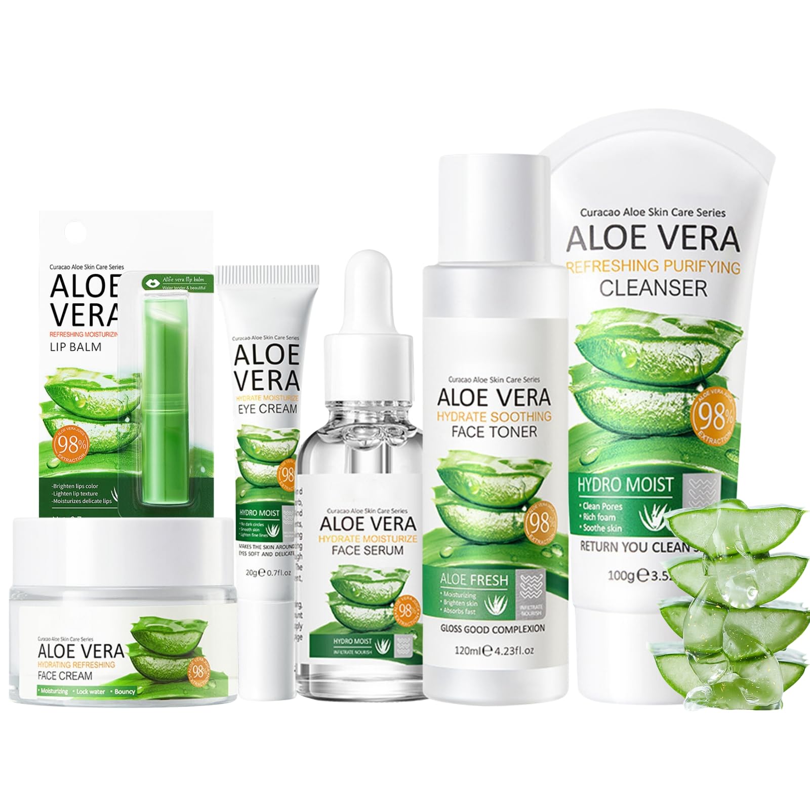 Aloe Vera Beauty Gifts Sets for Women - Skincare Set - Mothers Day Pamper Gifts - Self Care Gifts for Women - Skincare Gifts for Teenage Girl -