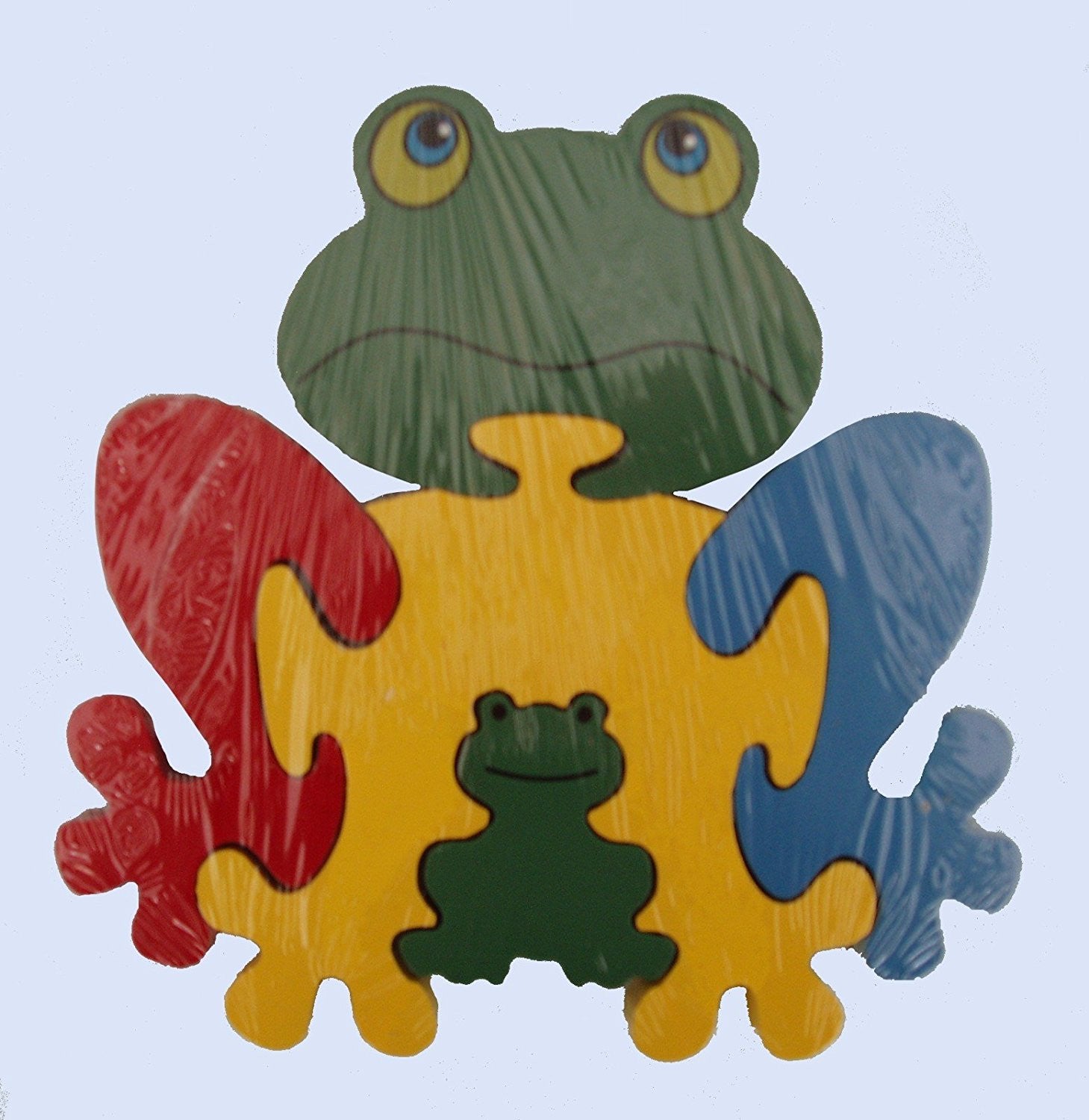 Wooden Toys - Animal Wooden Puzzle - FROG - ACKD60930.FROG - Ackerman