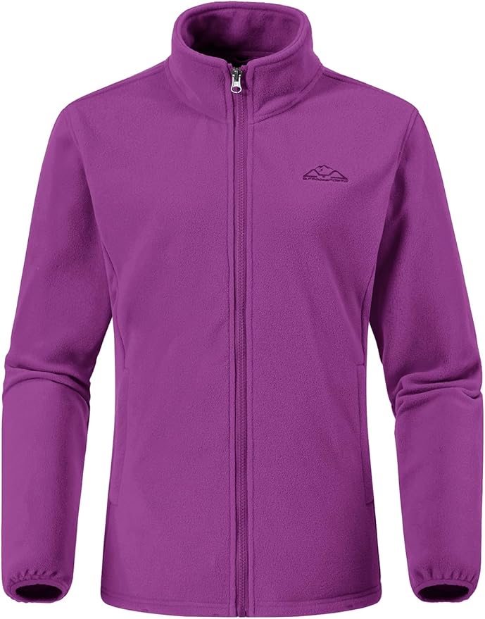 Women's Winter Ski Coat Jacket 3-in-1 Waterproof, Windproof, Warm, Purple Size S