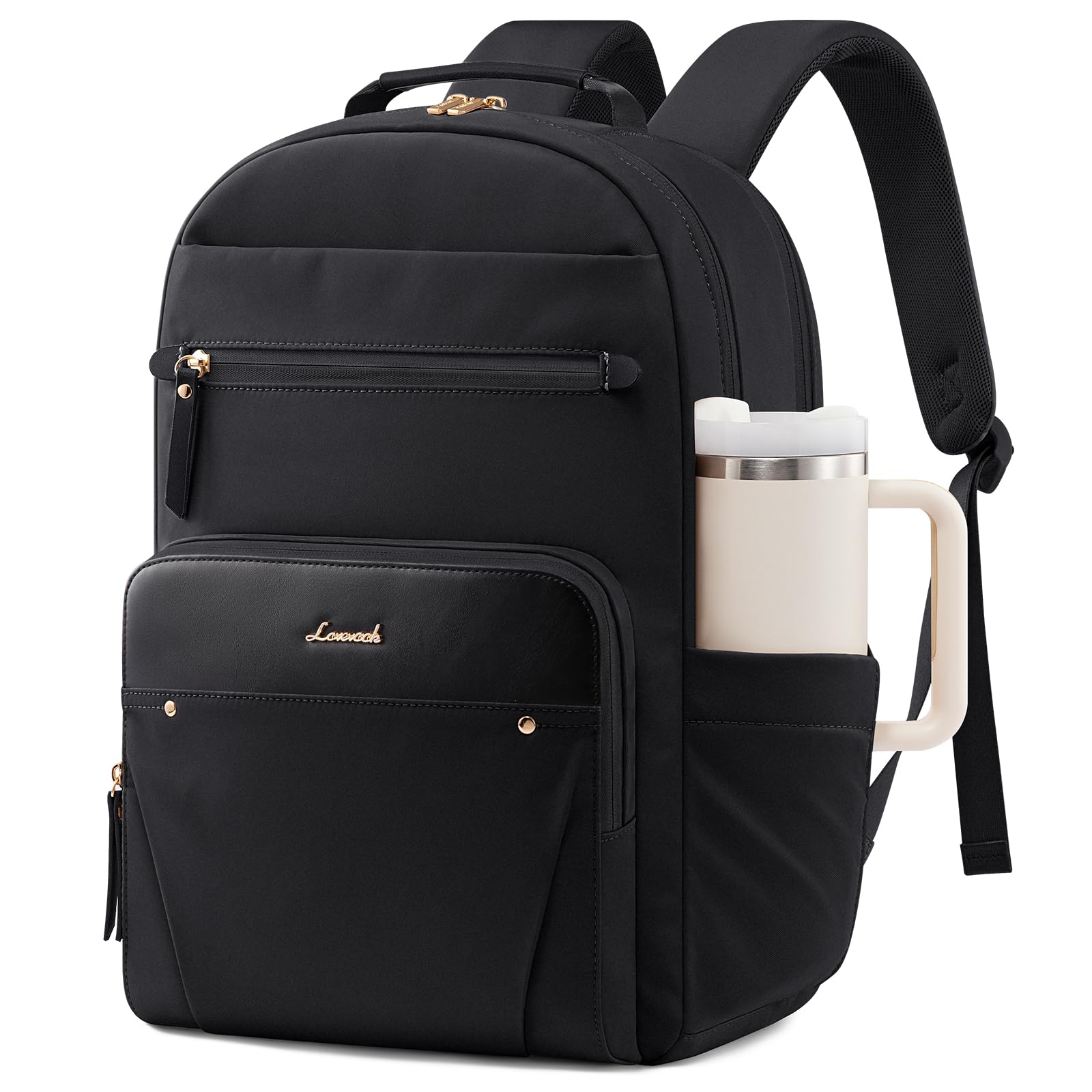 LOVEVOOK Backpack Womens, Waterproof Rucksack Wok Bag 15.6 Inch Laptop Backpacks for Women, Ladies Back Packs Casual Daypacks for School Teacher