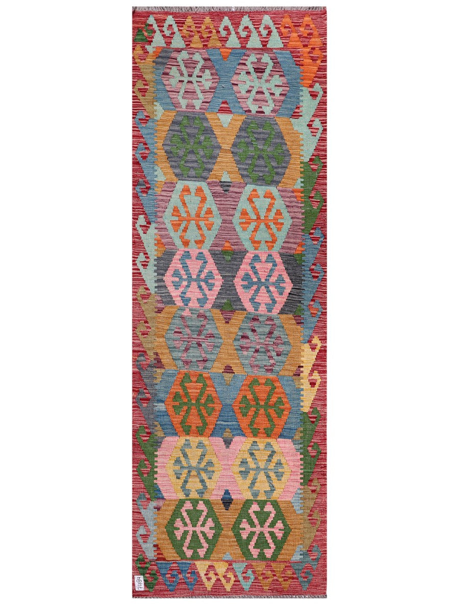 Maimana Kilim - 251 x 83 cm