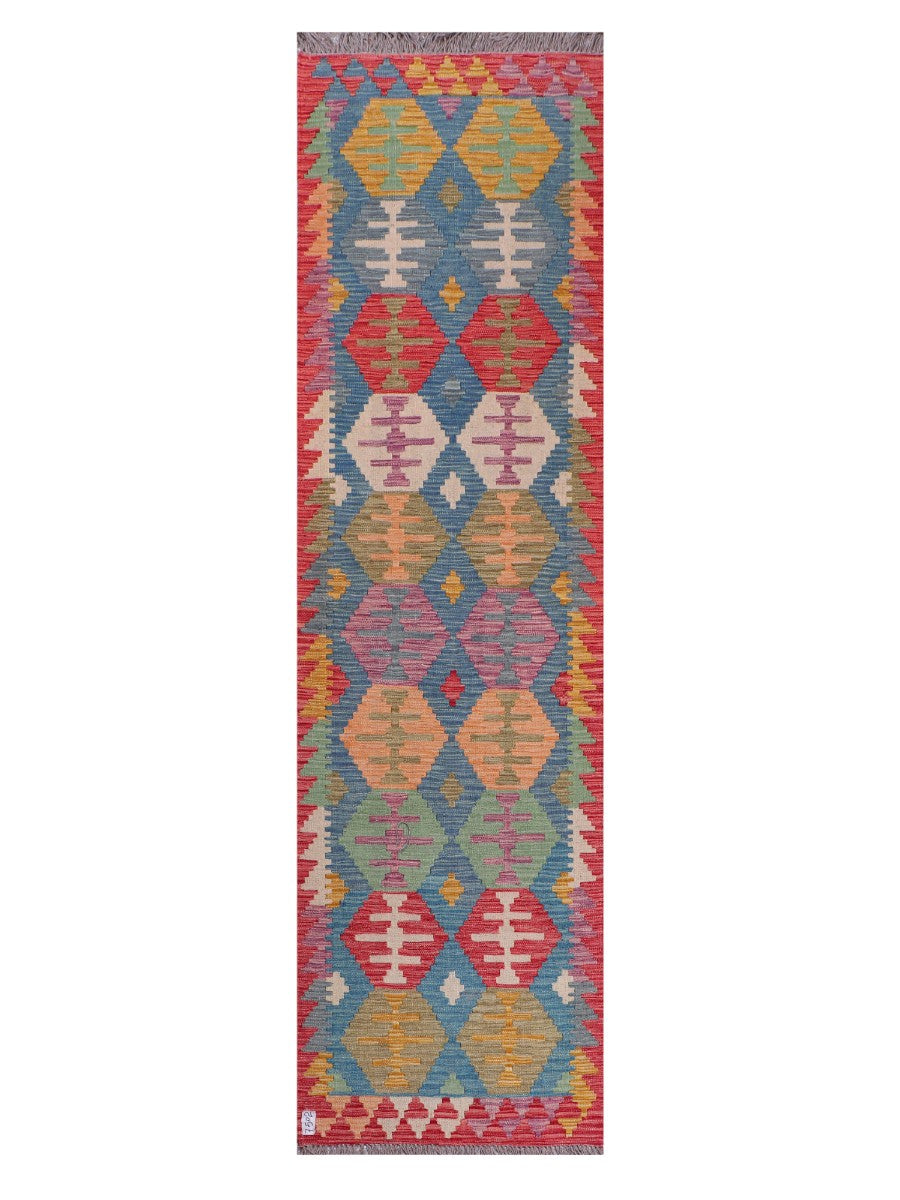 Maimana Kilim Runner - 289 x 79 cm