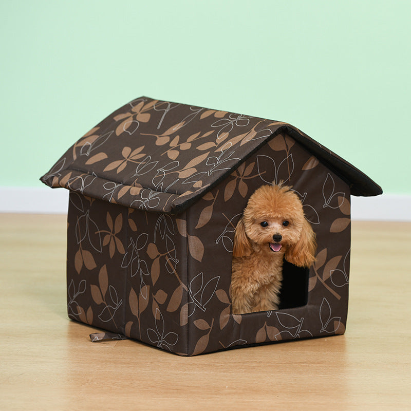 Outdoor Waterproof Oxford Cloth Cat And Dog Kennel