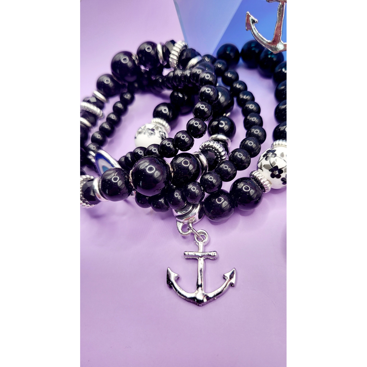 Charm Ceramic Beaded Bracelet Set