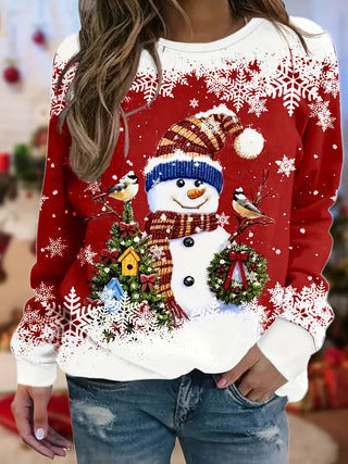 Women's Long-sleeve T-shirt With 3D Print