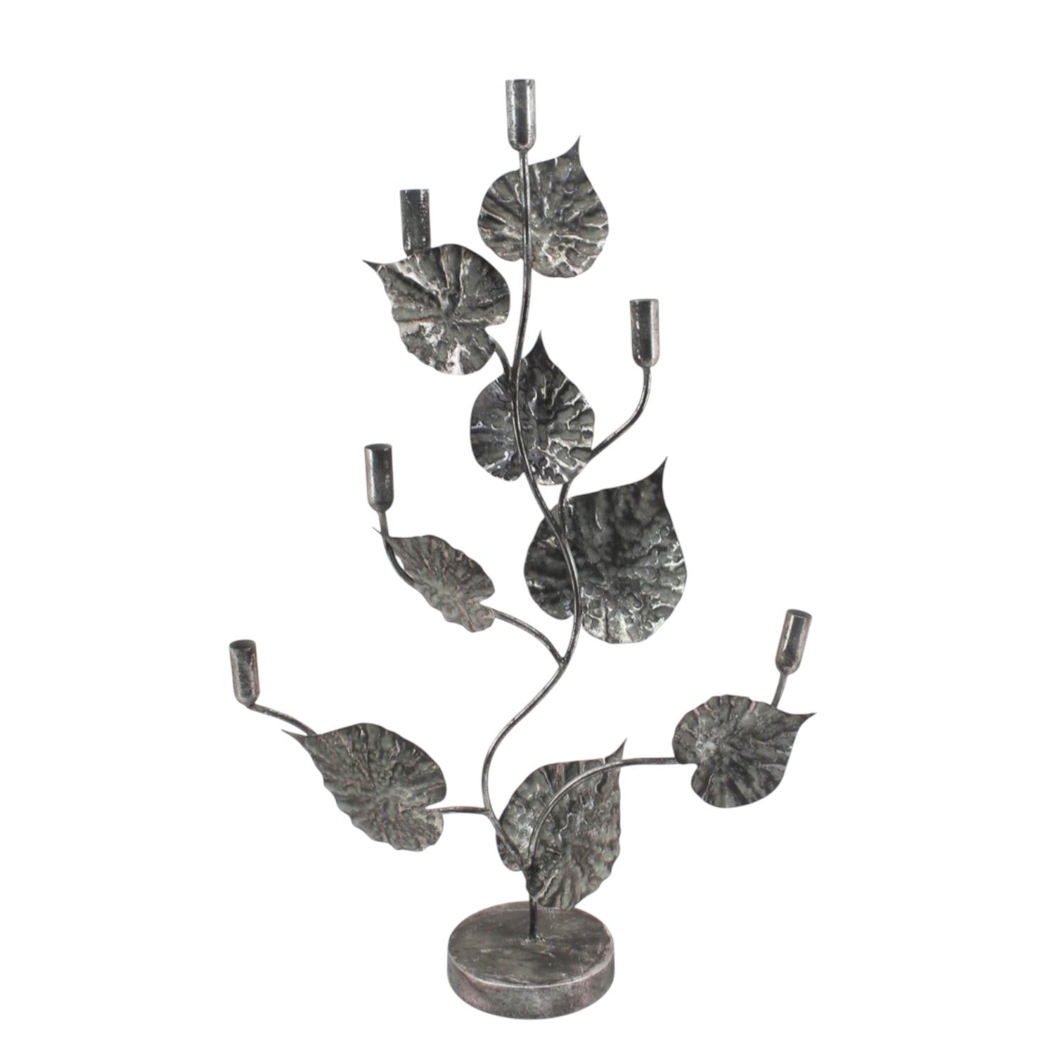 77CM GOLD METAL CANDLE HOLDER
