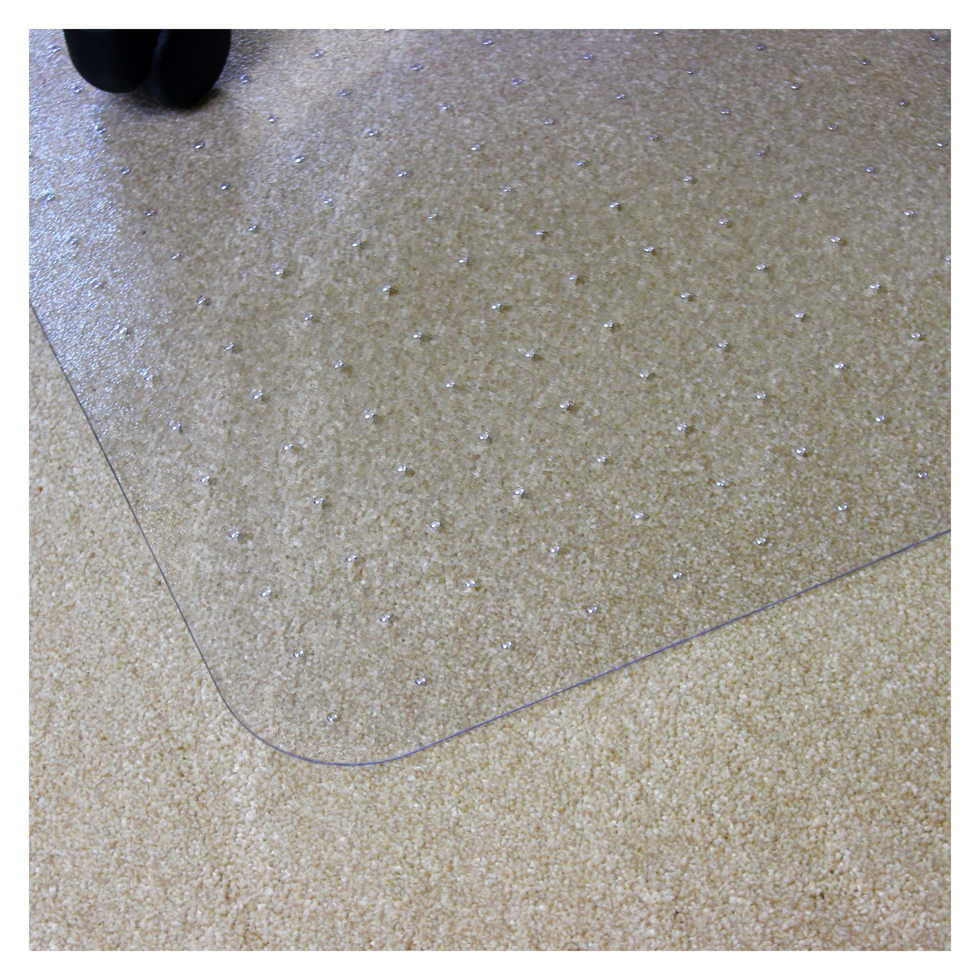 Marvelux 75 x 120cm Durable Eco Friendly Office Chair Mat for Low and Standard Pile Carpets, Rectangular Clear Enhanced Polymer Carpet Protector, Made