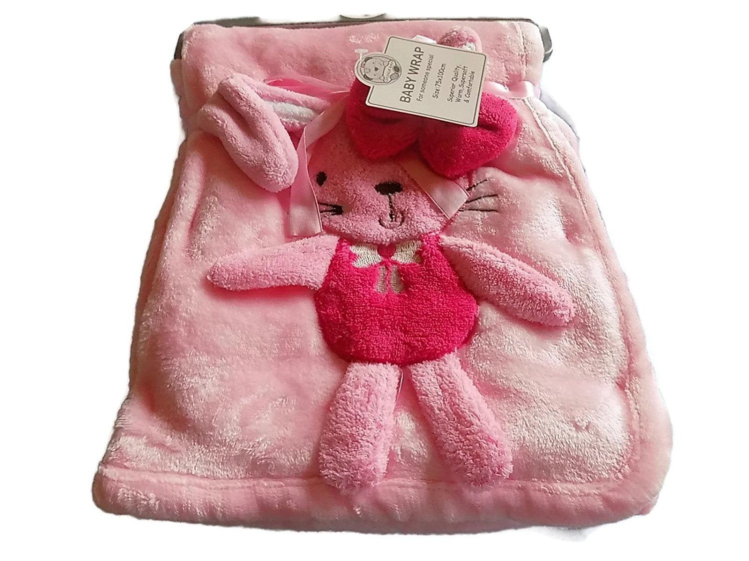 Baby 3d Wrap/Blanket - Bunny Color Pink 917