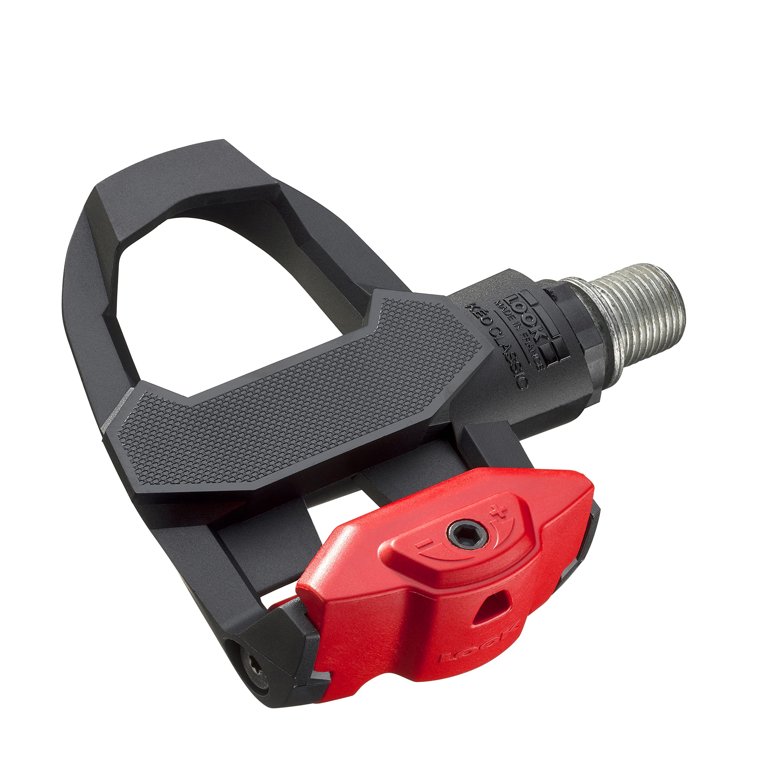 LOOK Cycle - KEO Classic 3 Bike Pedals - Clipless Pedals, 400 mm? Platform Area - Easily Adjustable Tension - Composite Body Material - Chromoly