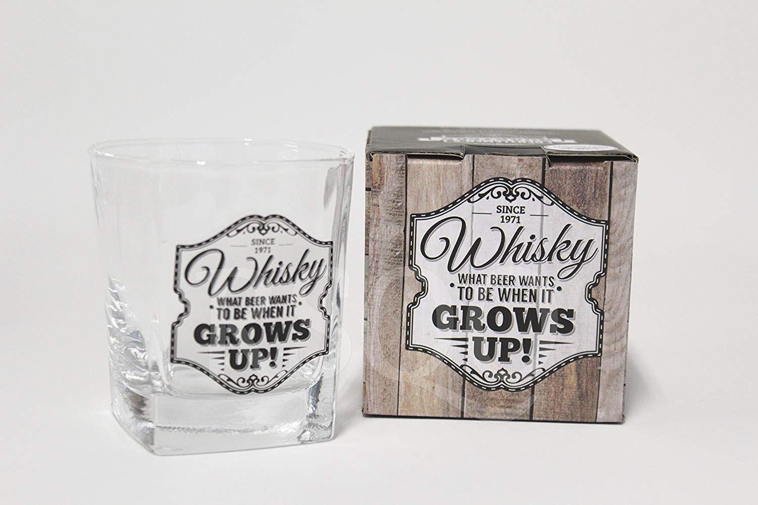 Gents quarts New Men's Whiskey Spirits Glass – 3 Designs