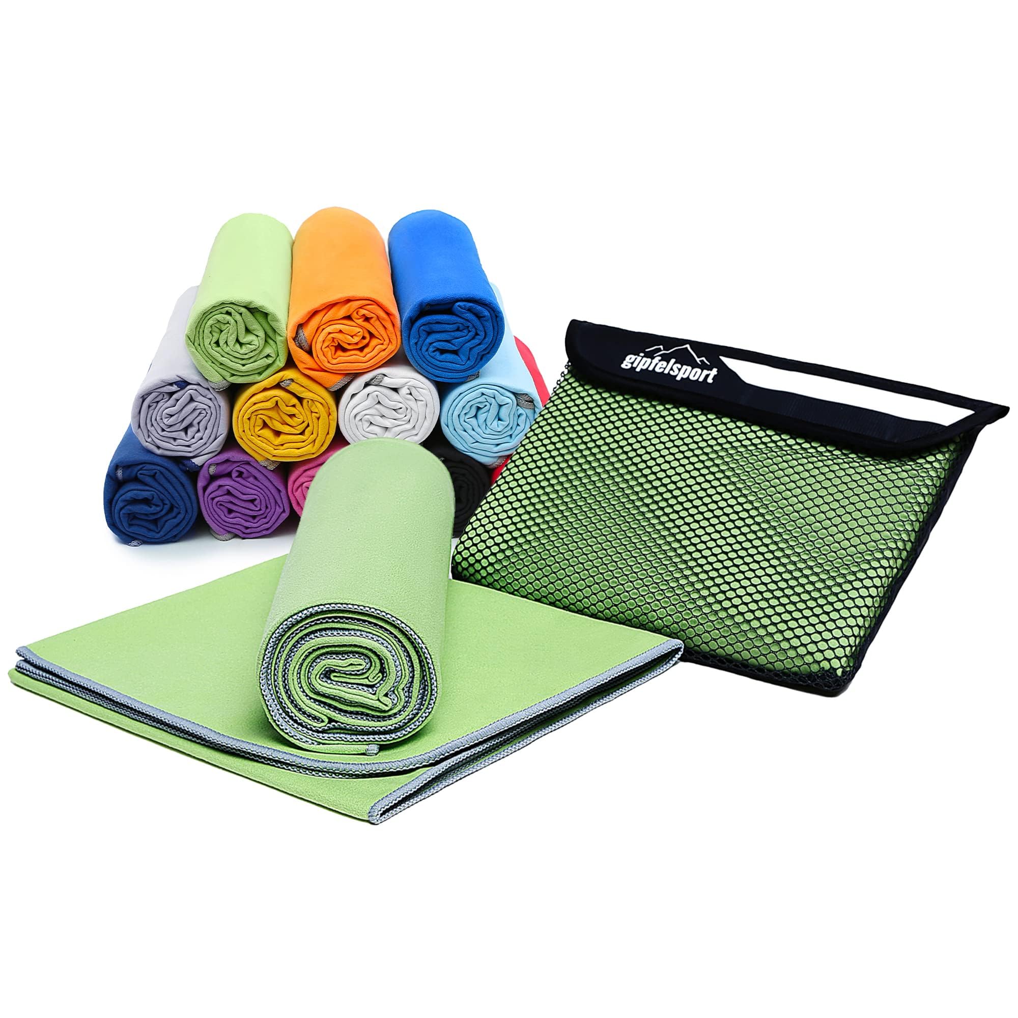 gipfelsport Microfibre Towel 1x XXL(200x90cm) Green