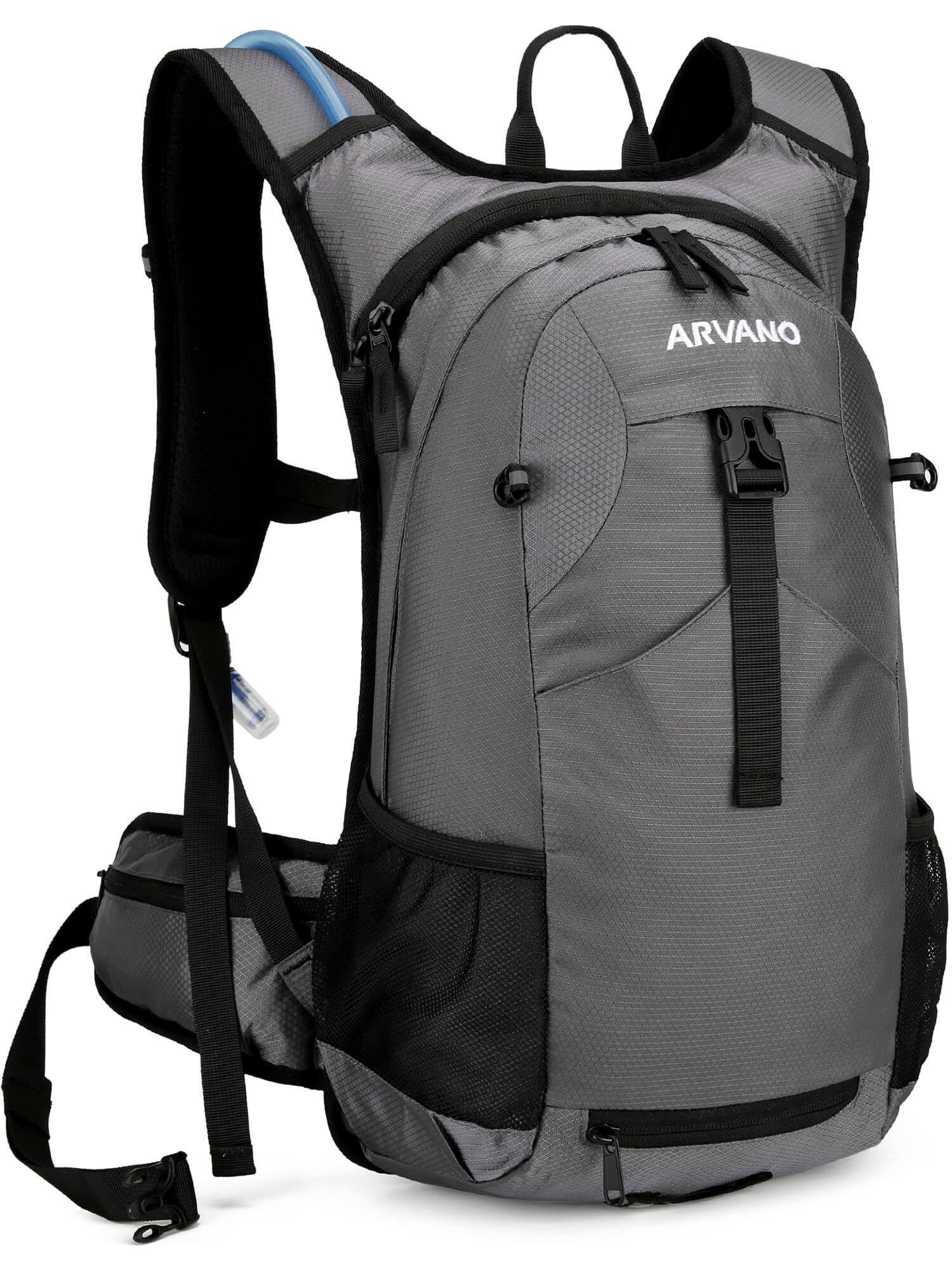 Arvano Hydration Backpack Cycling Backpack with Hydration Bladder, 18L Water Rucksack Insulated Compartment for Skiing, Hiking, Mountain Biking for