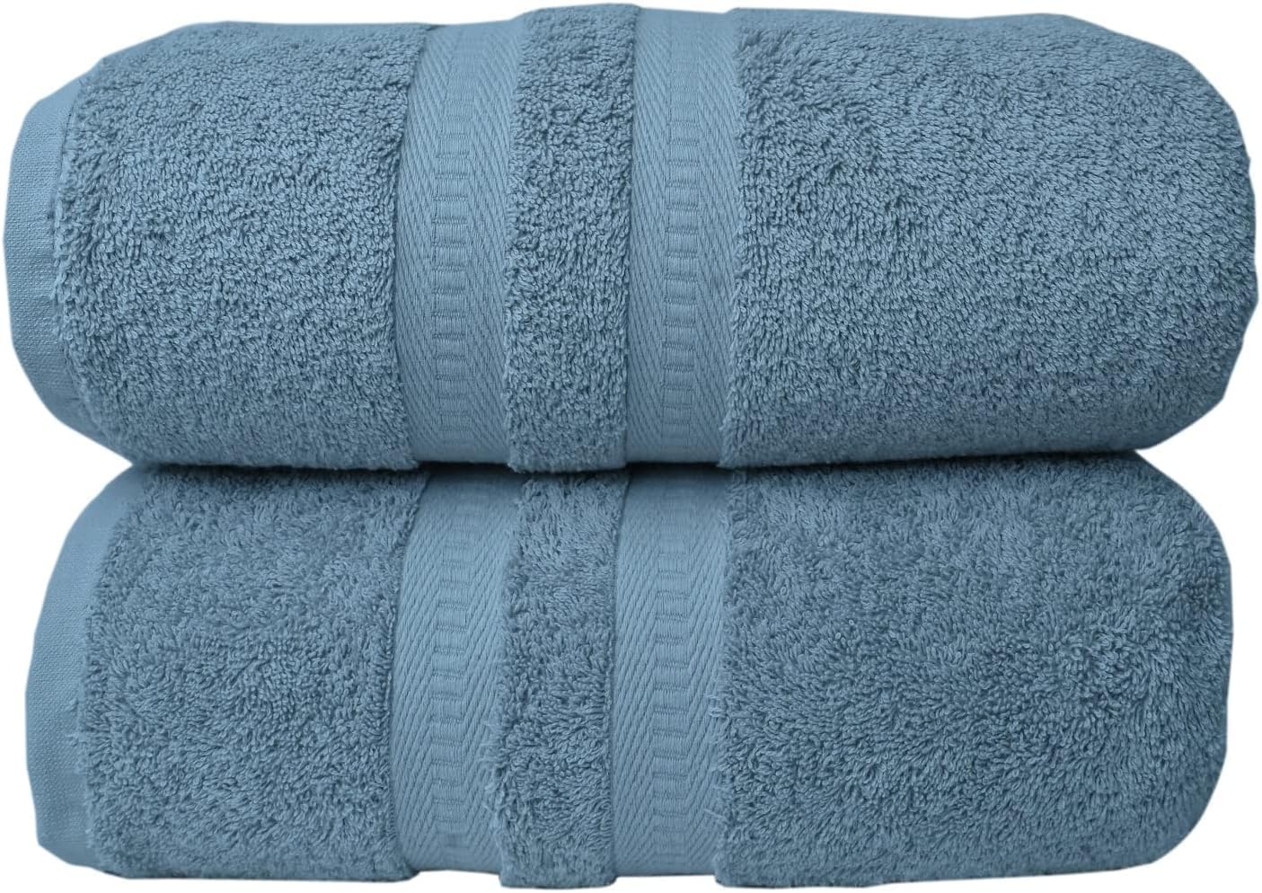 manucci EXTRA LARGE JUMBO BATH SHEETS 90 X 150CM 500GSM 100% EGYPTIAN COTTON TOWEL (siver, 2)