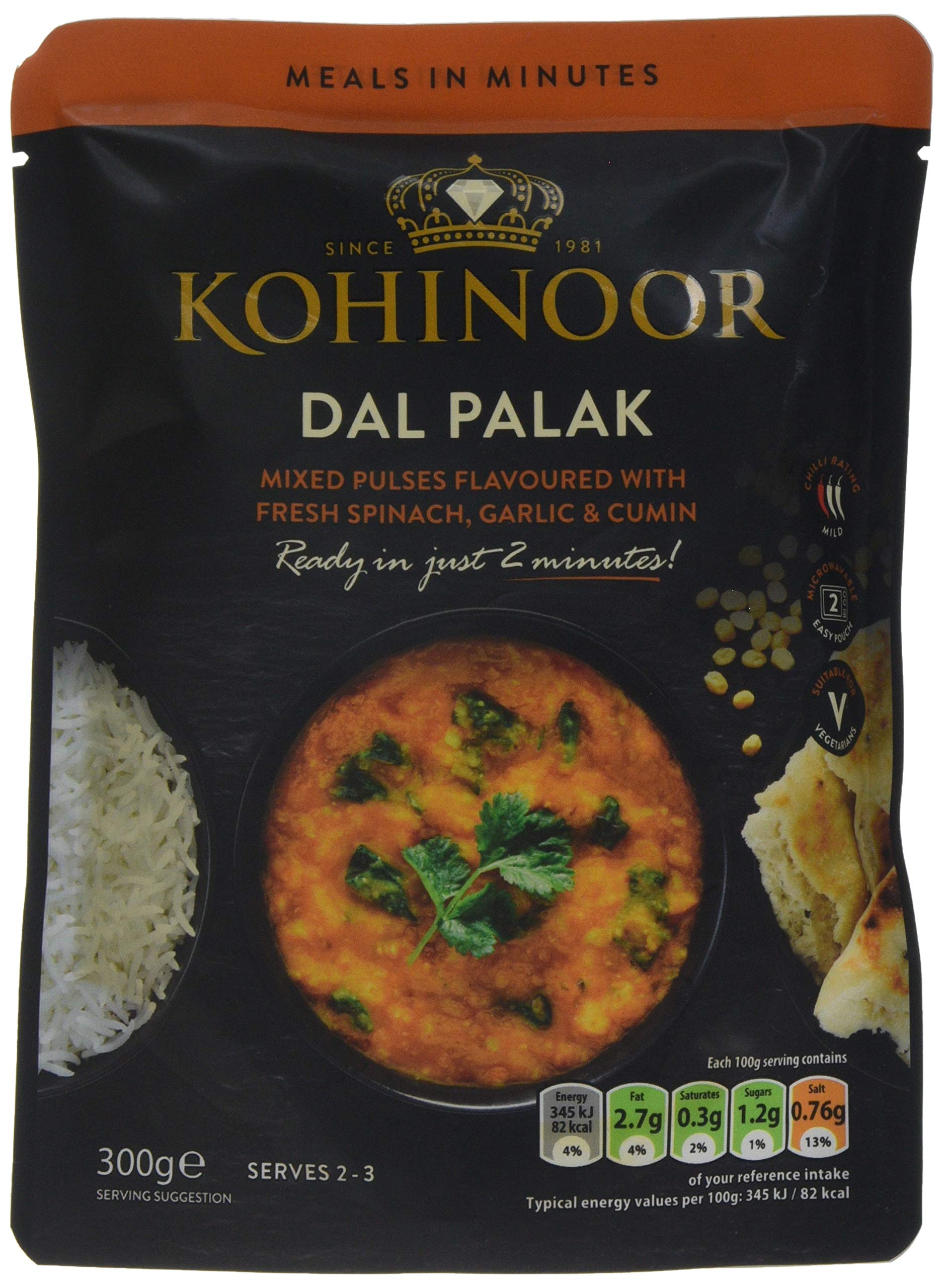 Kohinoor Dal Palak, 300 g, Pack of 6