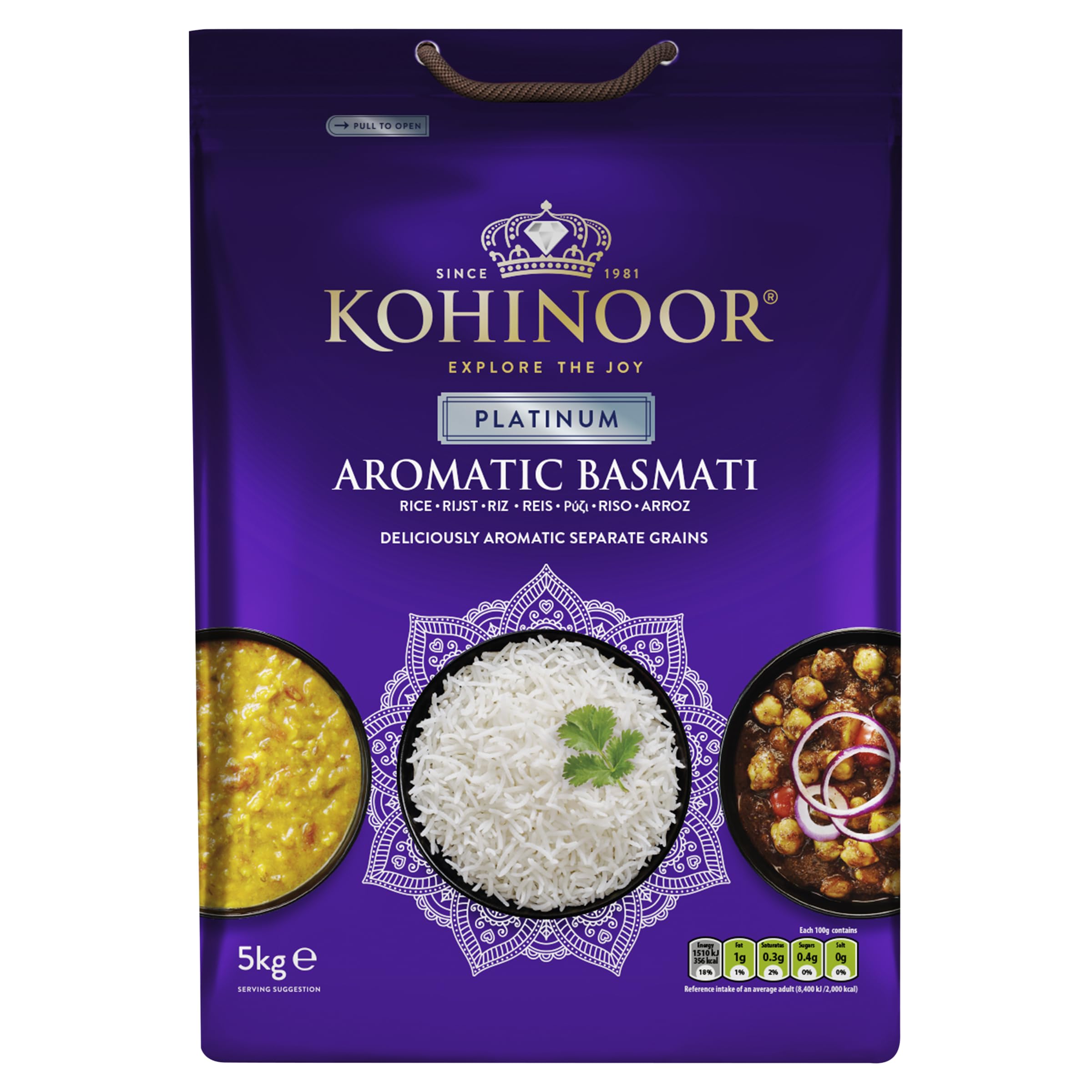 Kohinoor Platinum Basmati Rice 5 kg