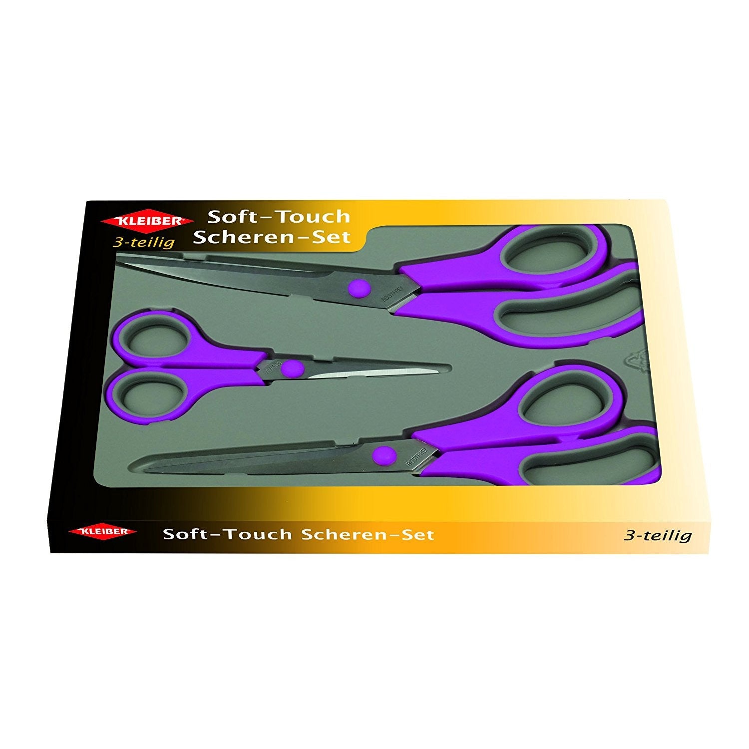 kleiber soft - touch 3- teilig schren set