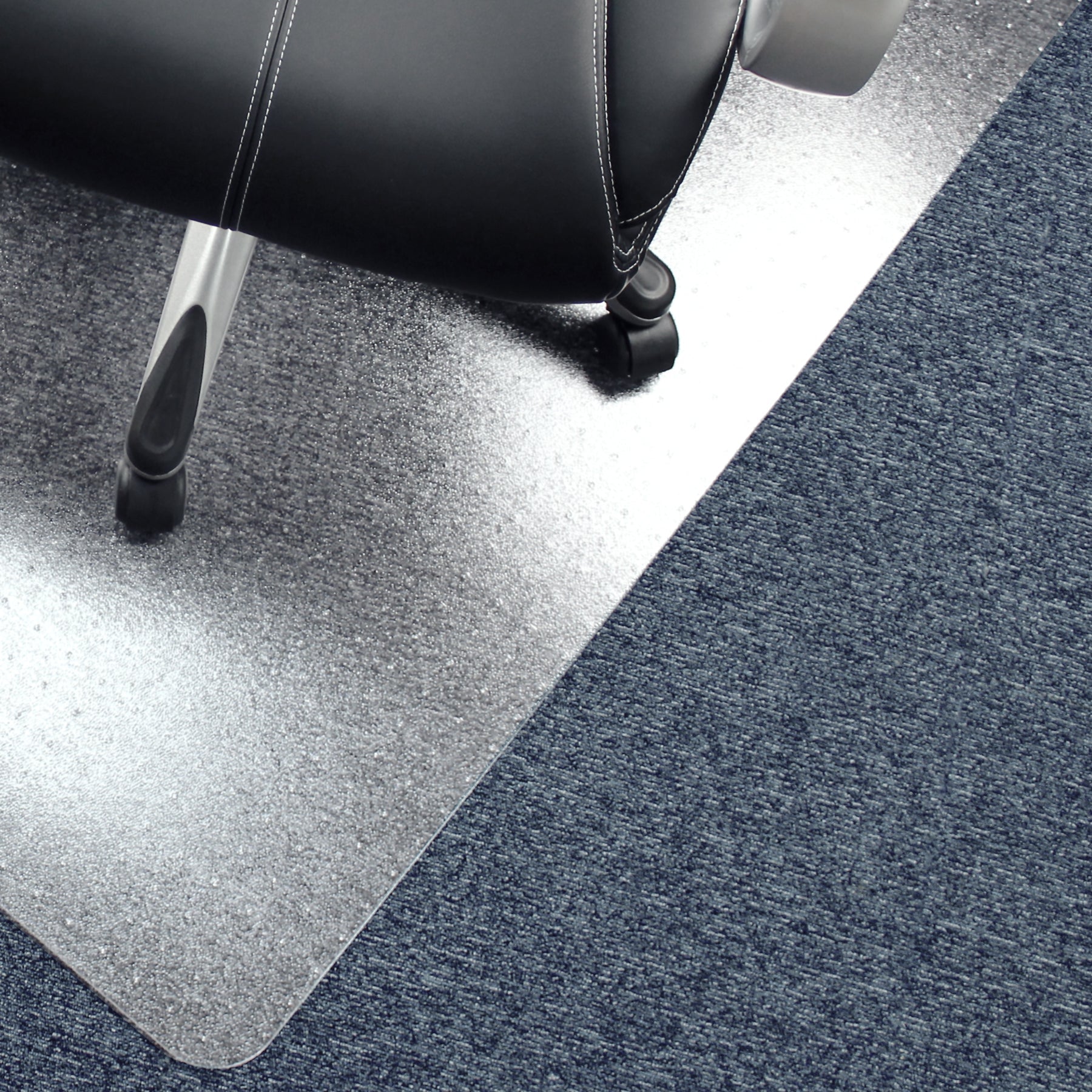 Advantagemat® Vinyl Rectangular Chair Mat for Carpets up to 6mm - 116 x 150cm