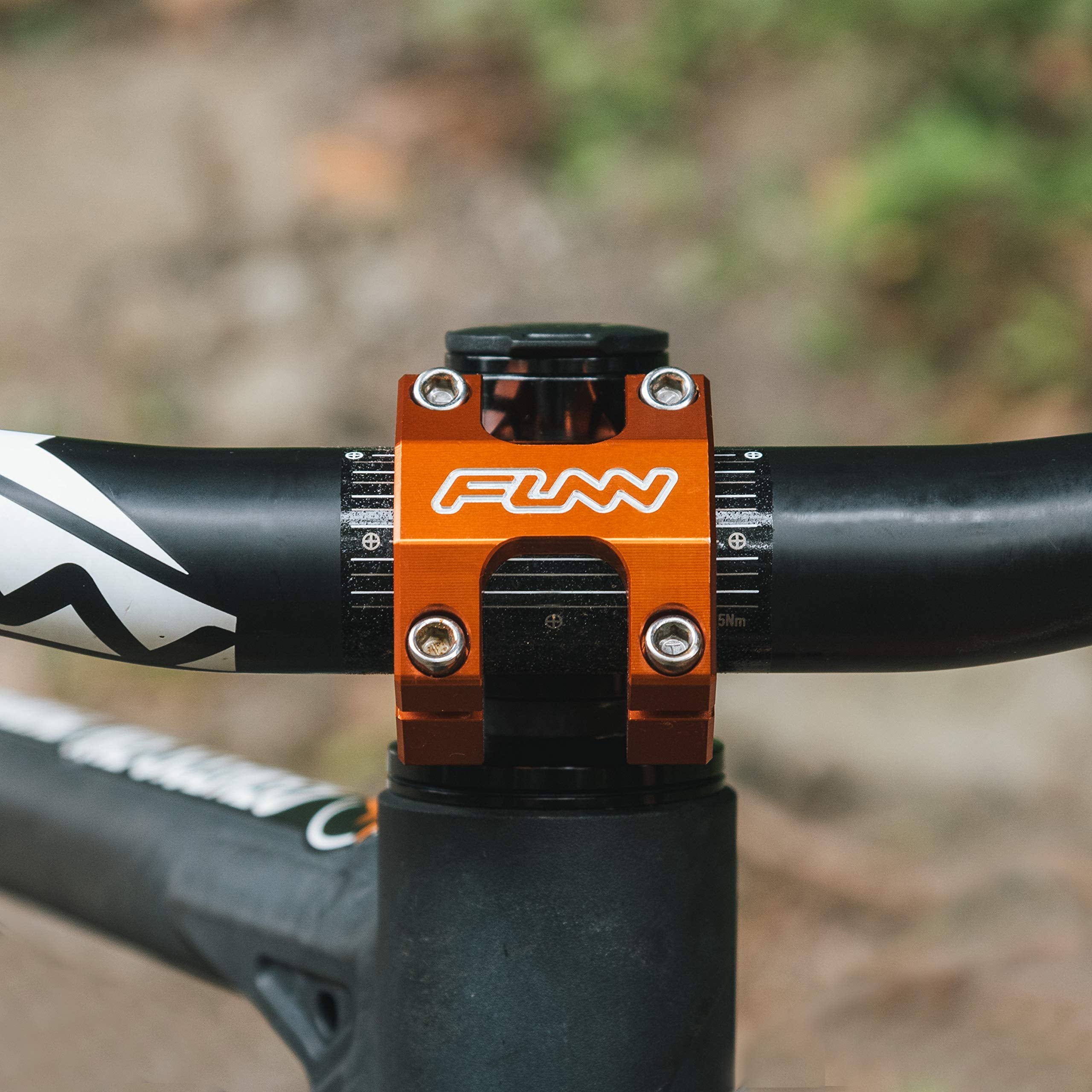 Funn Funnduro MTB Stem with 35mm Bar Clamp - The Ultimate Ultralight and Tough Alloy Bicycle Stem for Mountain Bike and BMX Bike, Length 35mm stem