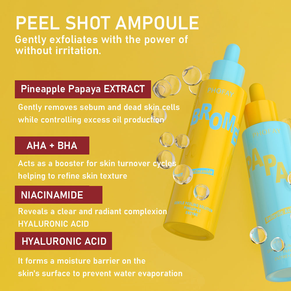 PHOFAY GLYCOLIC ACID AHA EXFOLIATING BRIGHTENING TONER