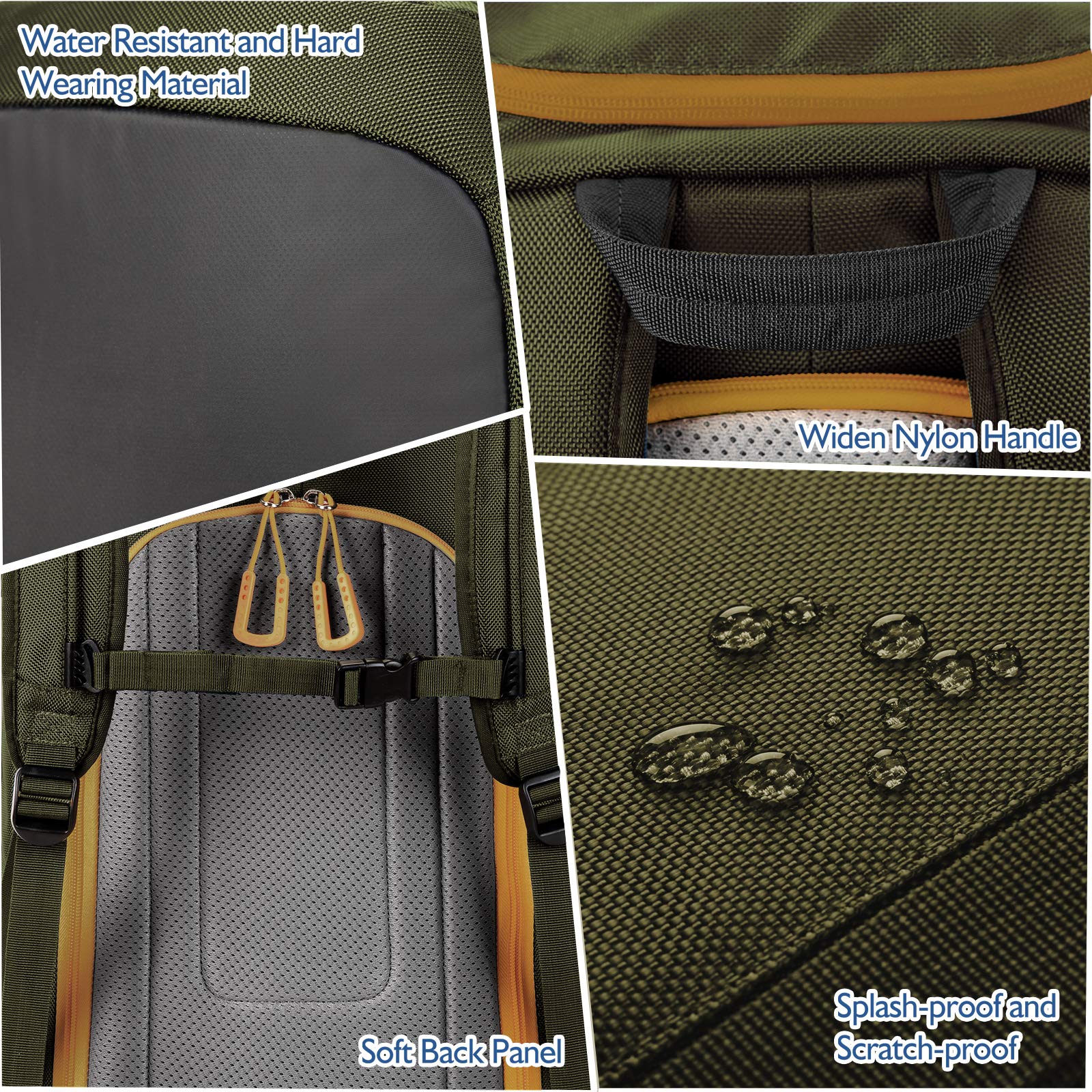Unigear Ski Boot Backpack, Snowboard Shoes with Helmet Bag, Winter Sports Skiing Skating Rucksack