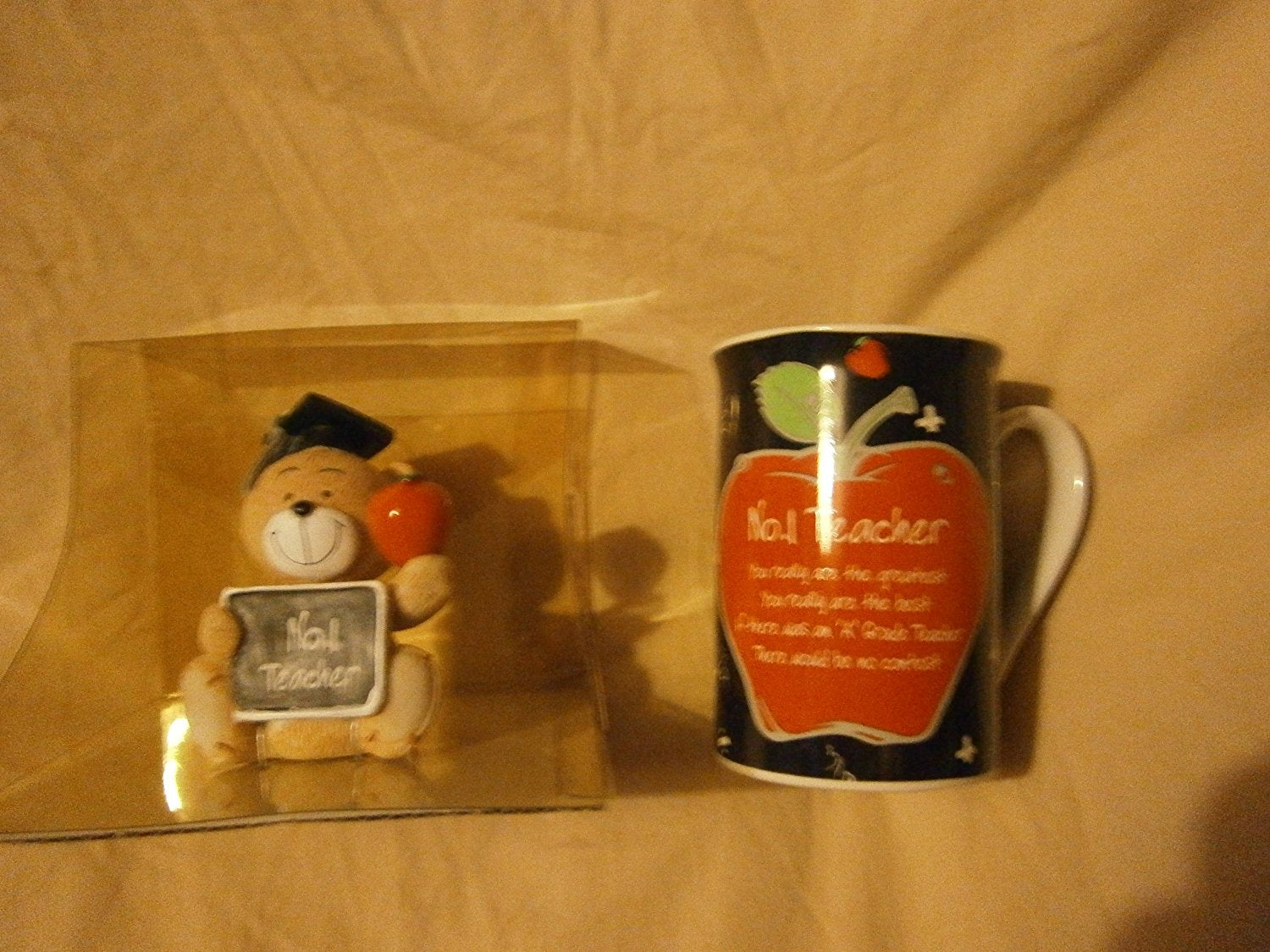 no 1 teacher mug & figurine