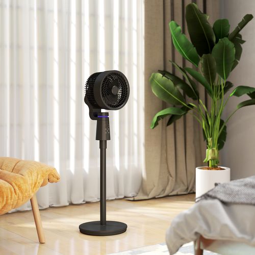HOMCOM Pedestal Fan, Air Circulation Fan with Oscillating, Tilt