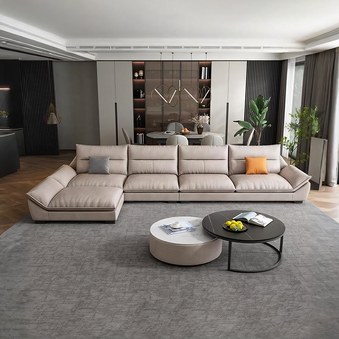 A900 Quinn Four Seater, Four Seater Corner Sofa, Leathaire