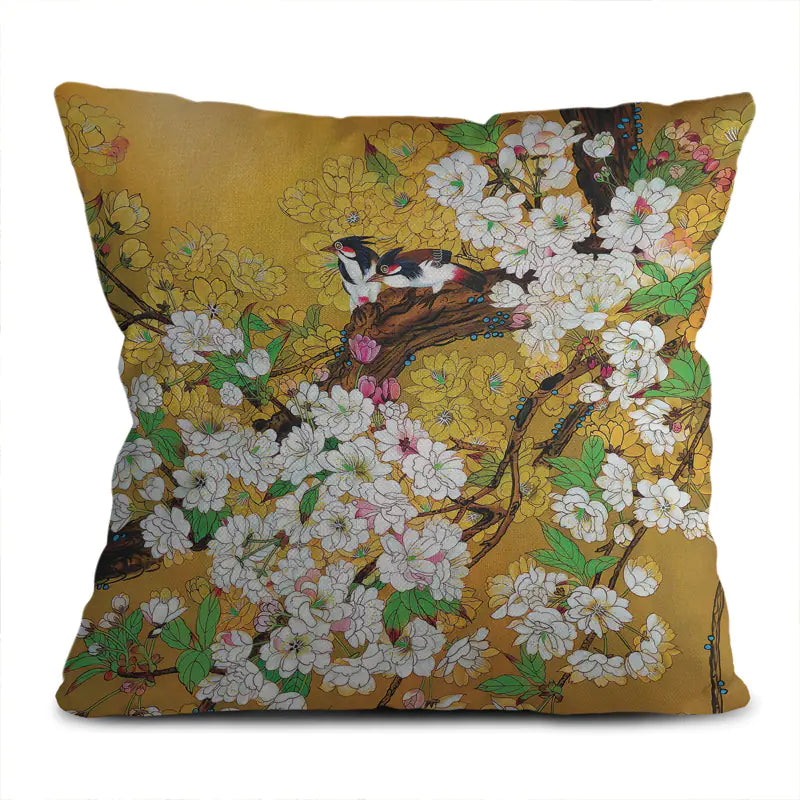 Super Soft Nature Print Pillowcase – Decorative Cushion Cover 45cm