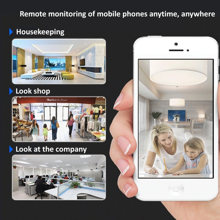 720P HD 1.0 MP Wireless IP Camera, Support Infrared / Motion Detection / APP Control, UK Plug