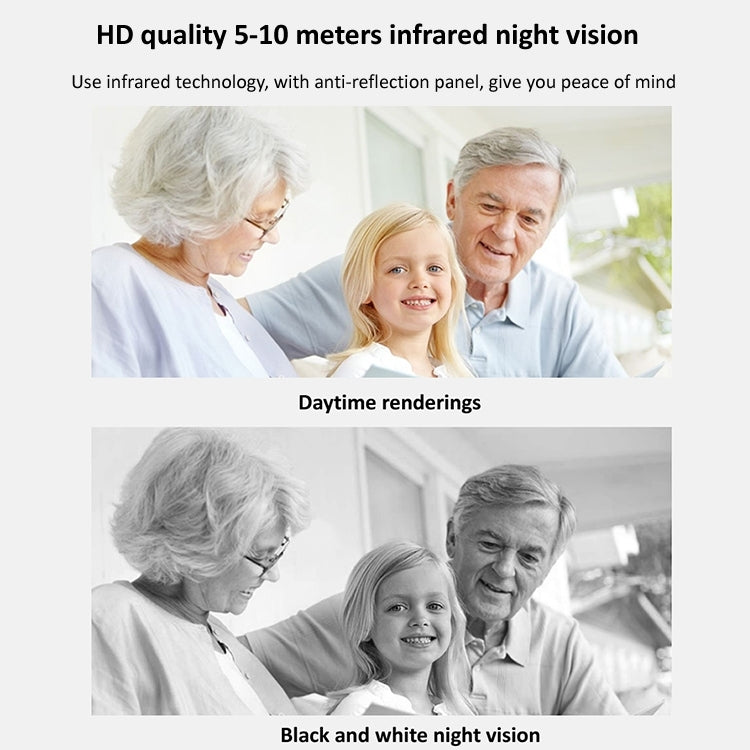 720P HD 1.0 MP Wireless IP Camera, Support Infrared / Motion Detection / APP Control, UK Plug