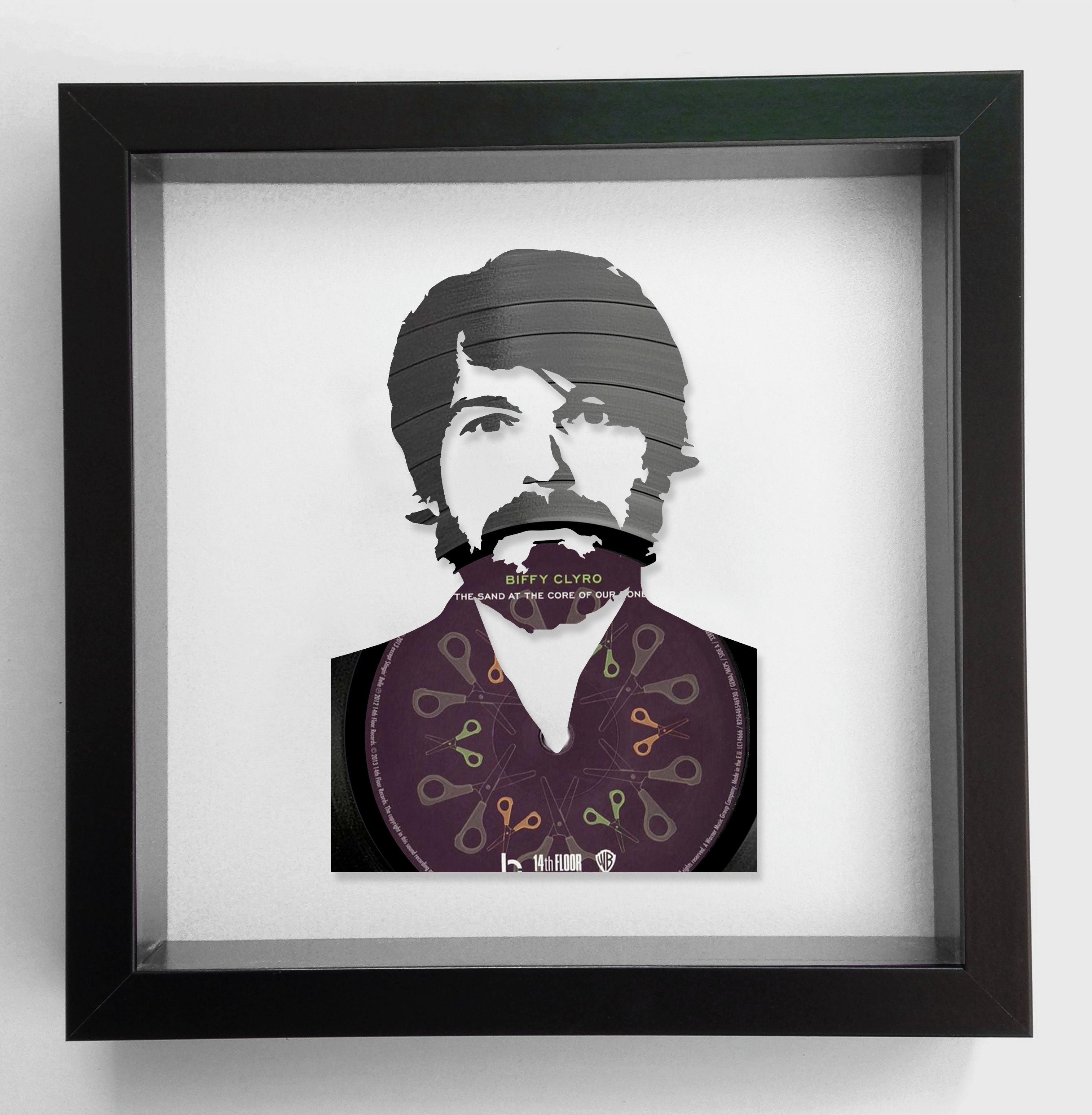 Simon Neil from Biffy Clyro - Balance Not Symmetry - Original Framed Vinyl Record Art 2007