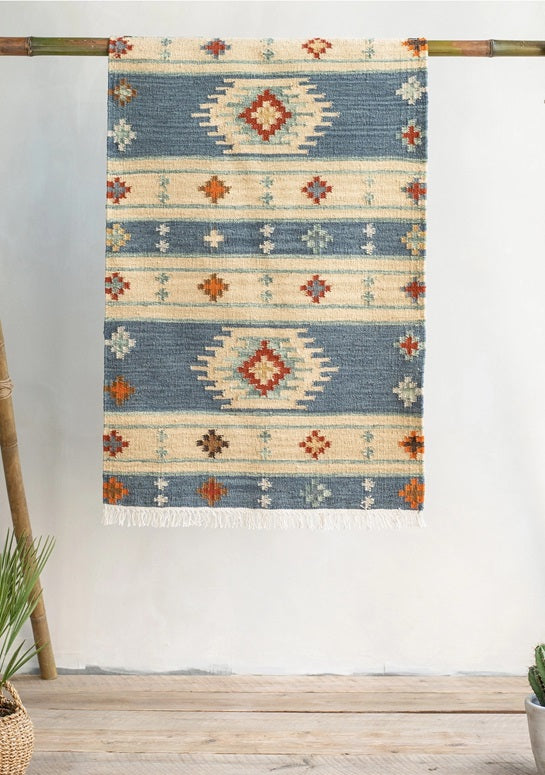 Devika Wool-Rich Kilim Rug