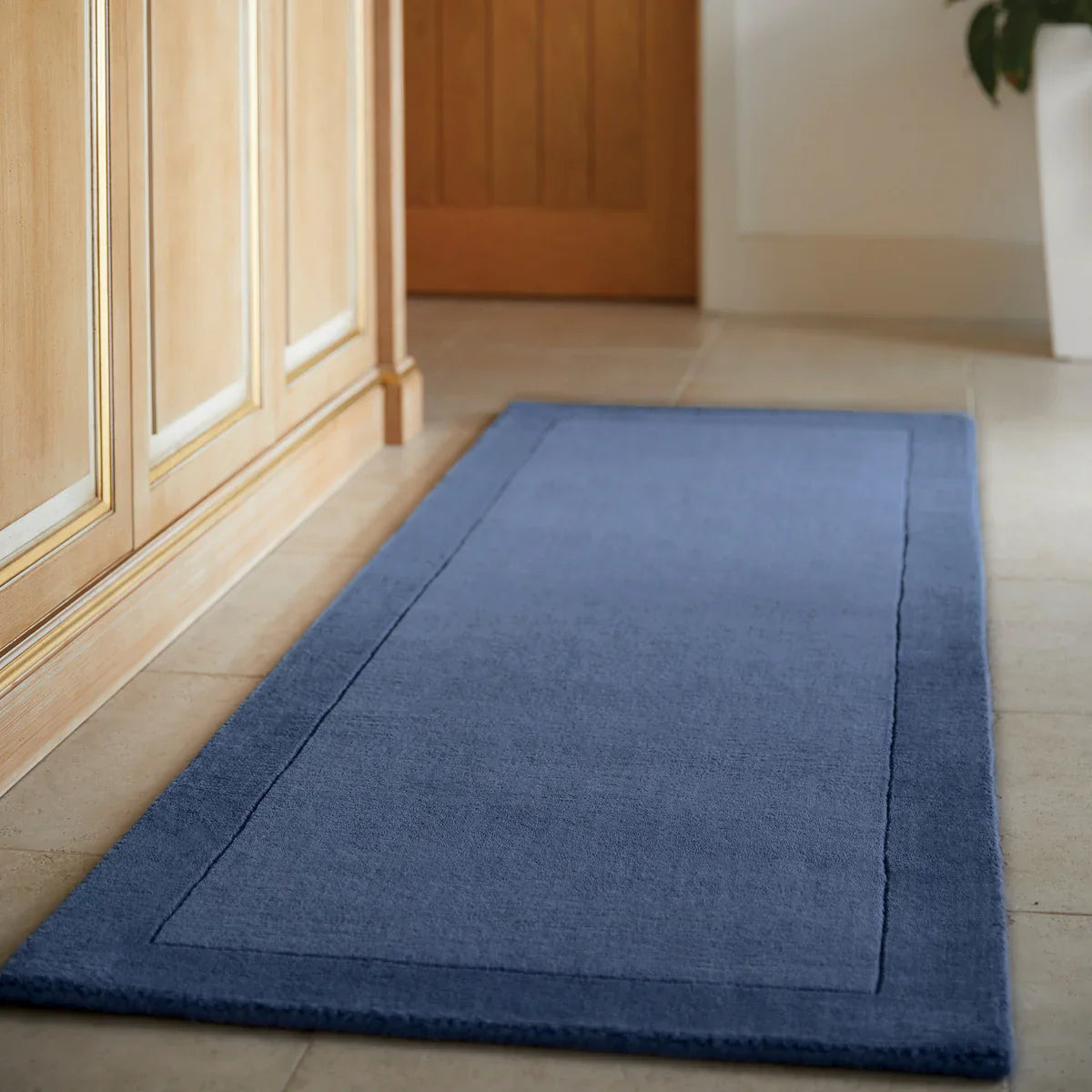 Origins Borders Rug | Navy