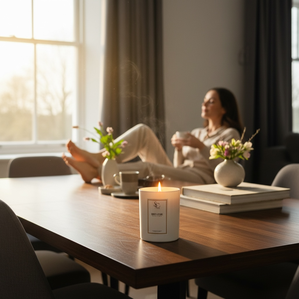 Breathe – Luxury 30cl Soy Therapy Candle for Refresh & Reset