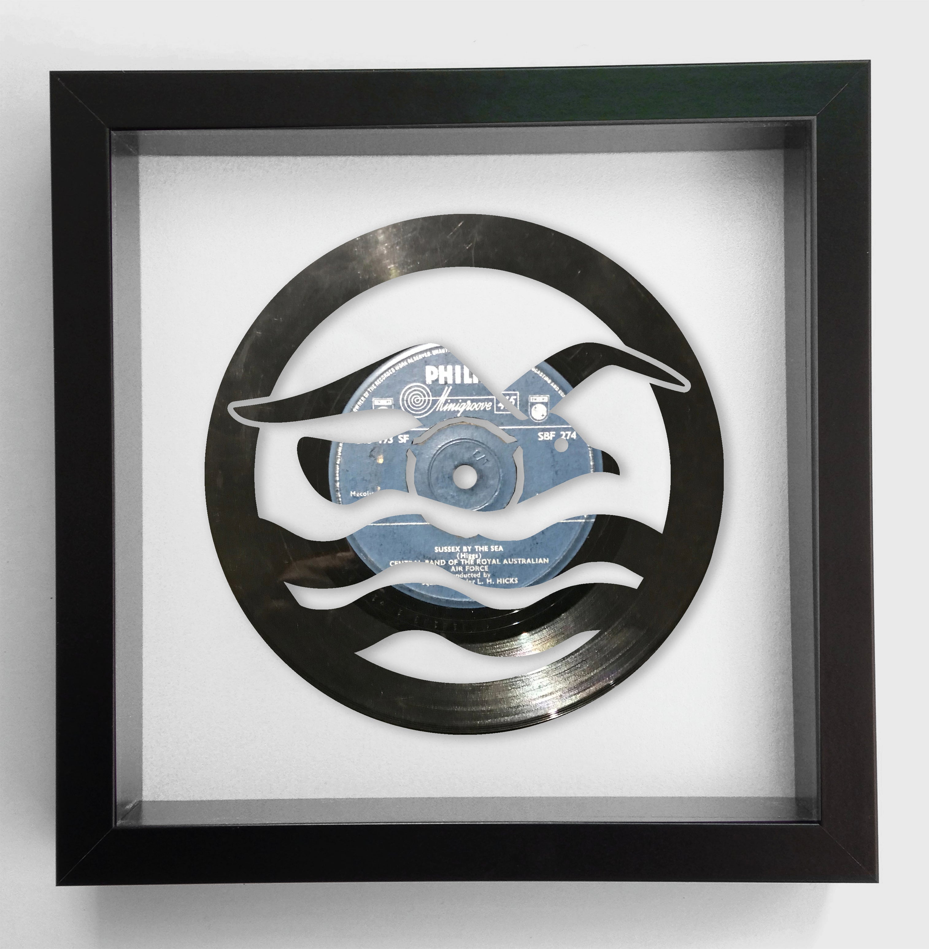 Brighton & Hove Albion Football Club - Sussex By The Sea - Original Vinyl Record Art