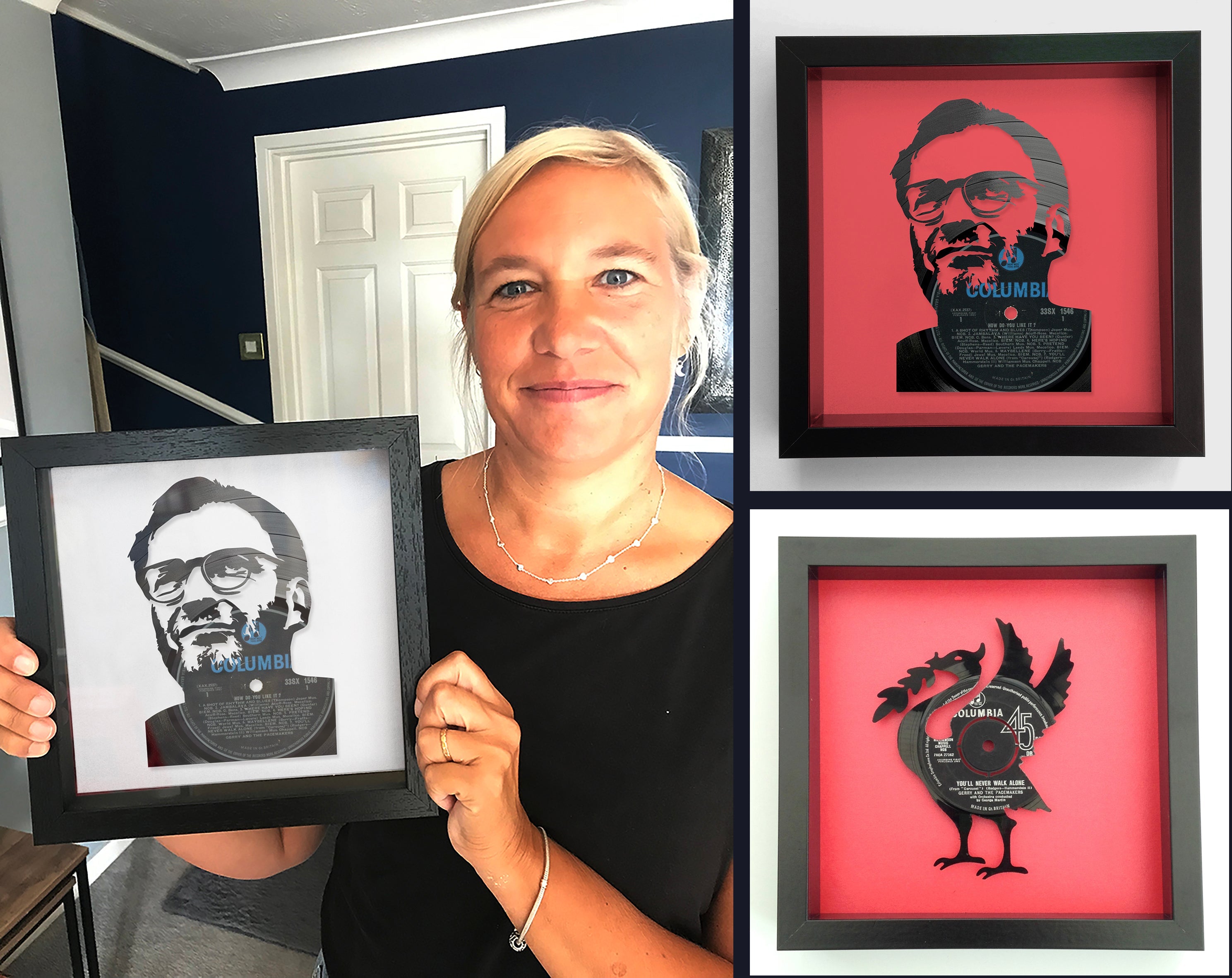 Jurgen Klopp - Liverpool - You'll Never Walk Alone Vinyl Record Art