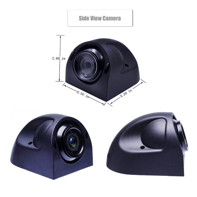 K0164 7 inch HD Car 18 IR Rear View Backup Four Cameras Rearview Monitor